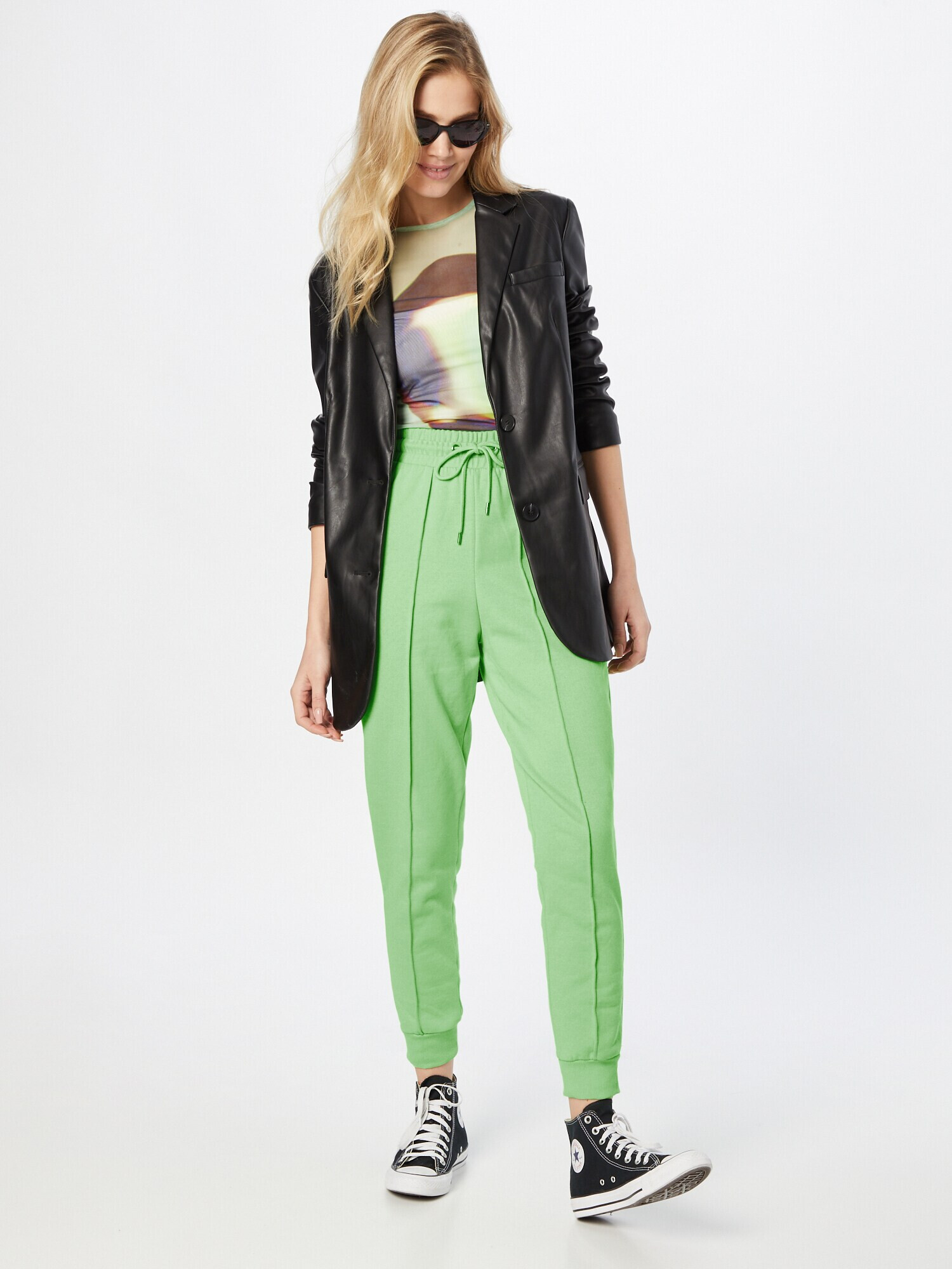 River Island Pantaloni verde limetă - Pled.ro