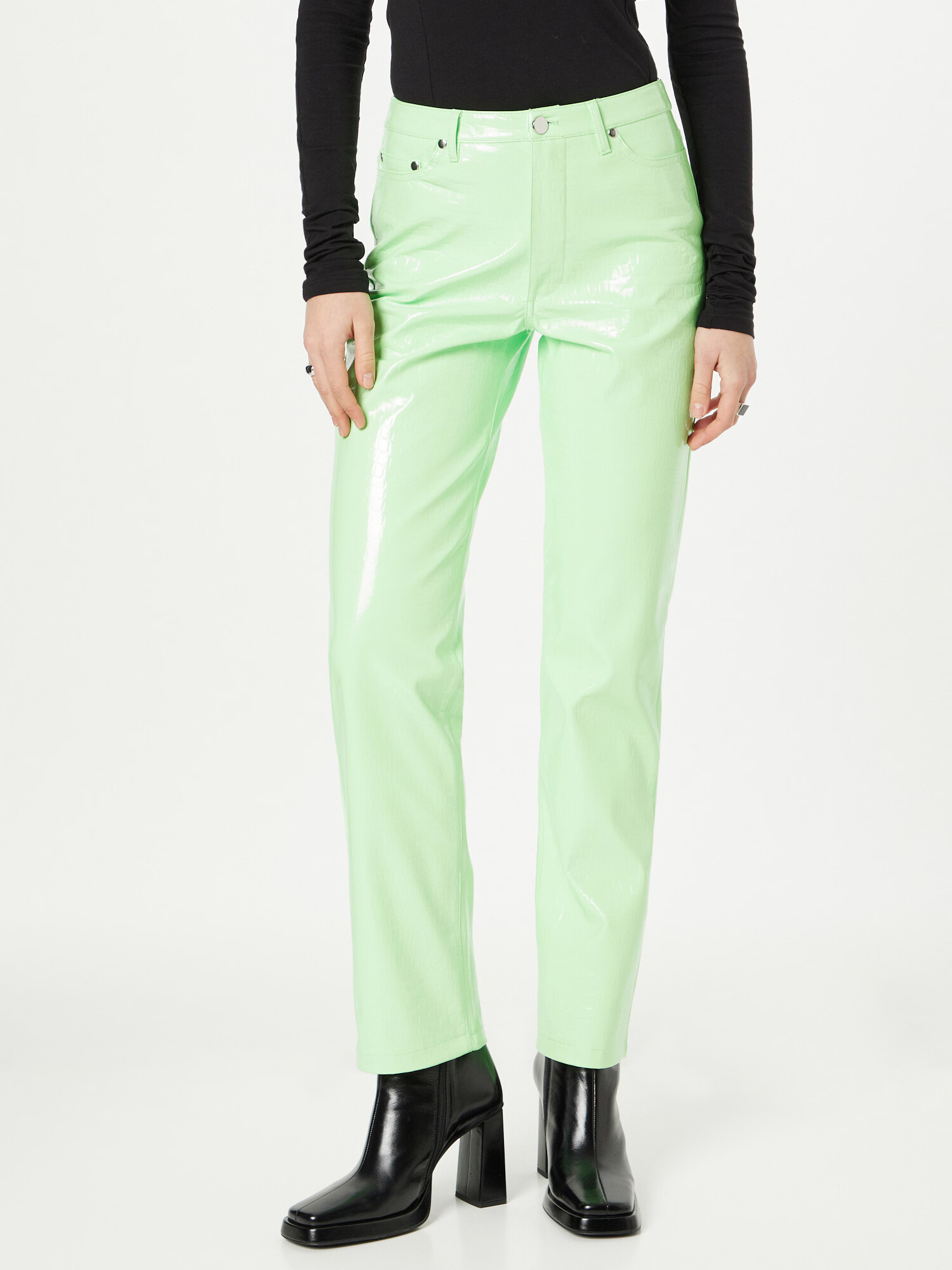 River Island Pantaloni verde mentă - Pled.ro