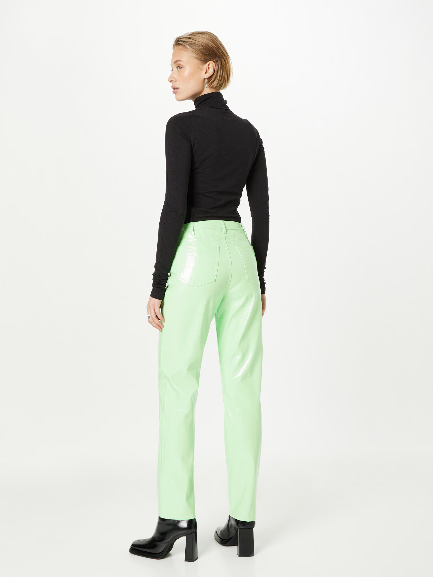 River Island Pantaloni verde mentă - Pled.ro