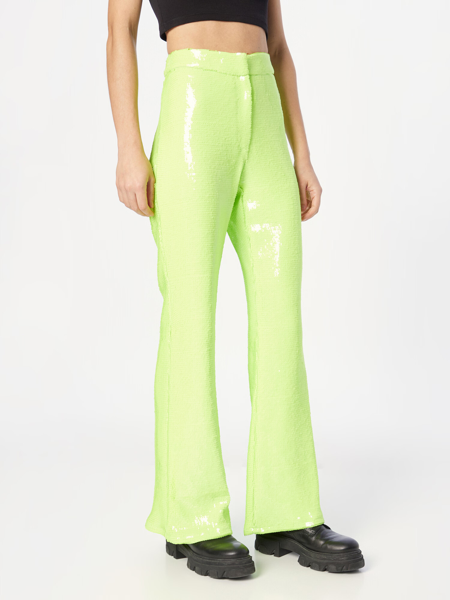 River Island Pantaloni verde neon - Pled.ro