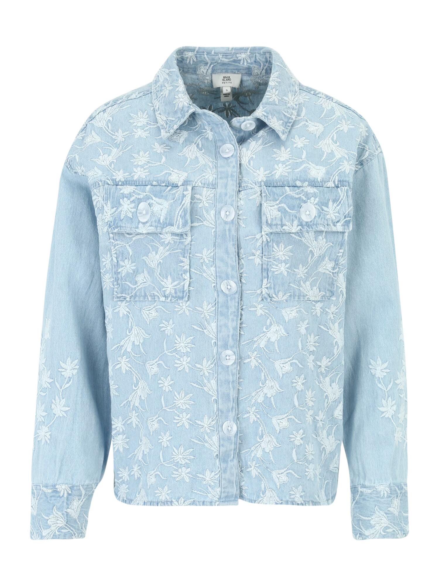 River Island Petite Bluză albastru denim / albastru pastel - Pled.ro