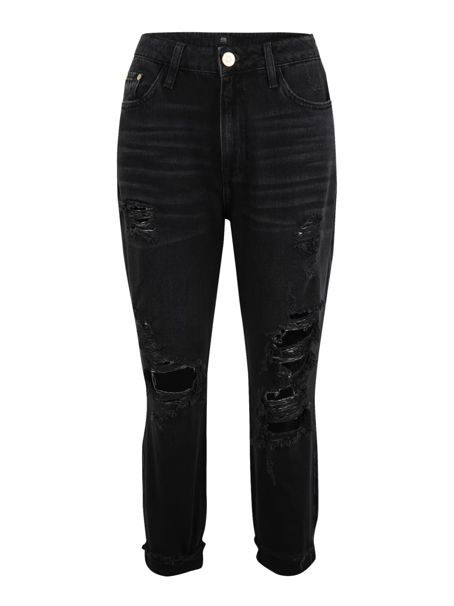 River Island Petite Jeans 'Carrie Russel' negru denim - Pled.ro