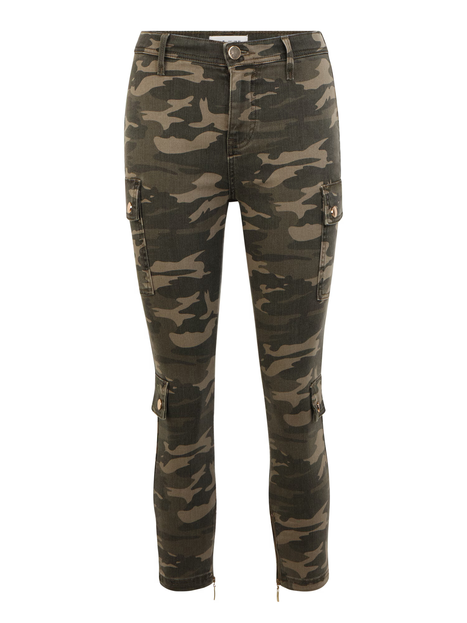 River Island Petite Pantaloni cu buzunare bej / kaki / verde iarbă - Pled.ro