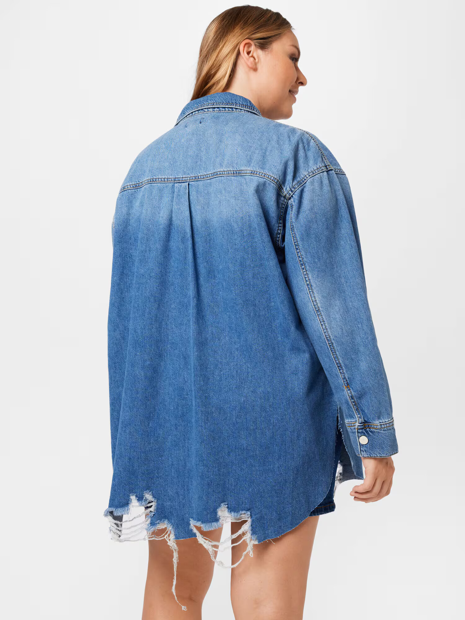 River Island Plus Bluză albastru denim - Pled.ro