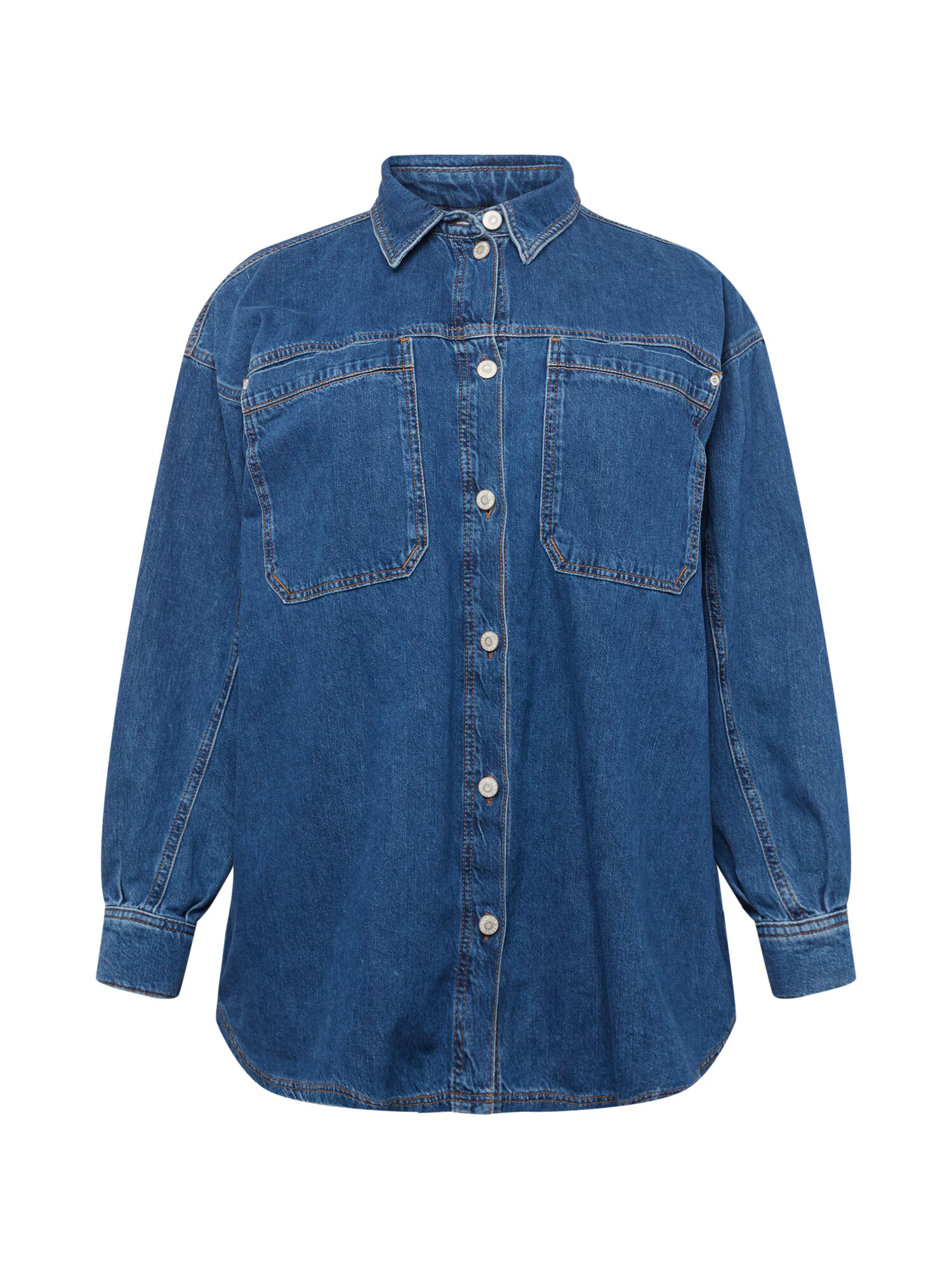 River Island Plus Bluză albastru denim - Pled.ro