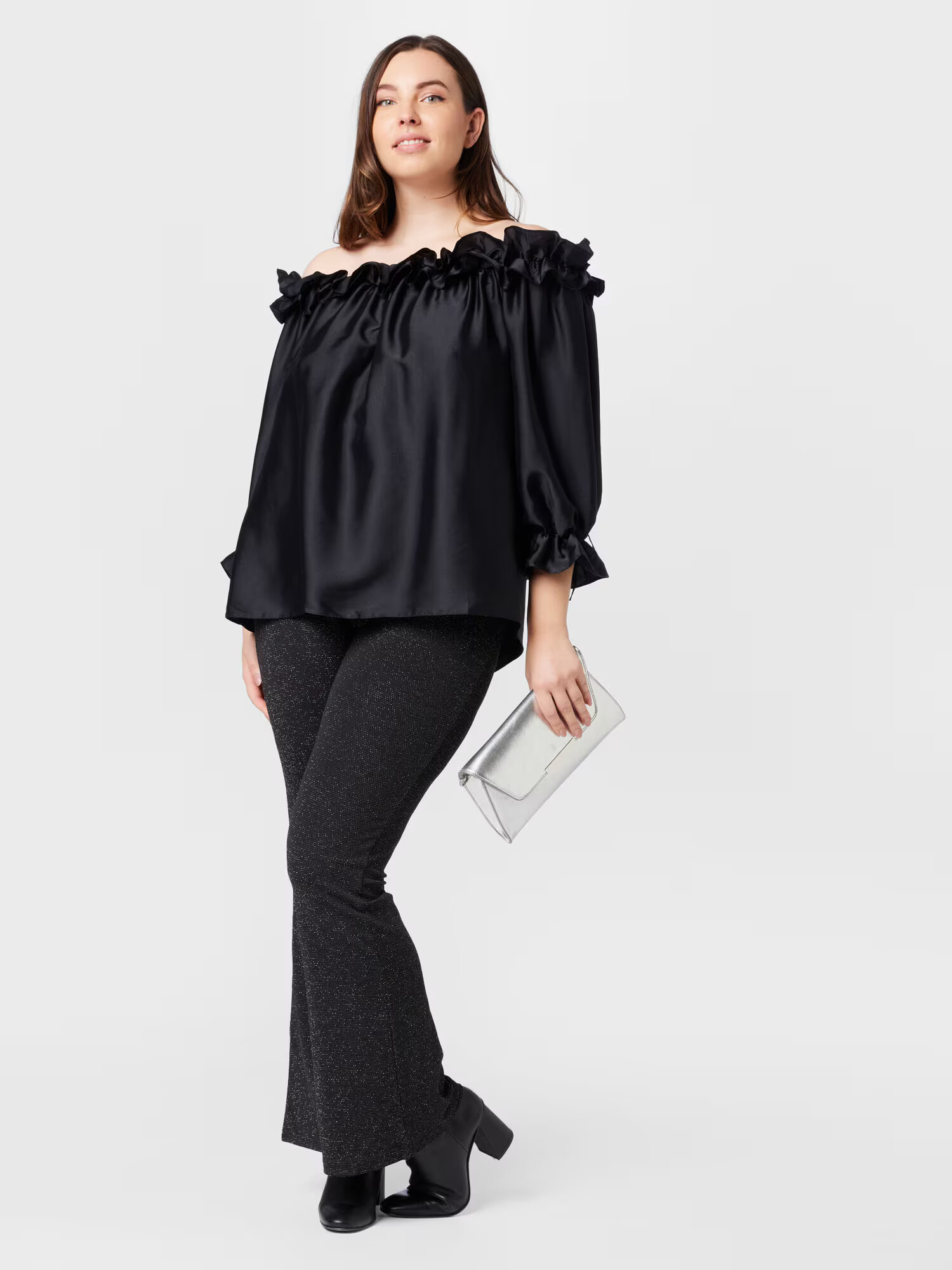 River Island Plus Bluză negru - Pled.ro