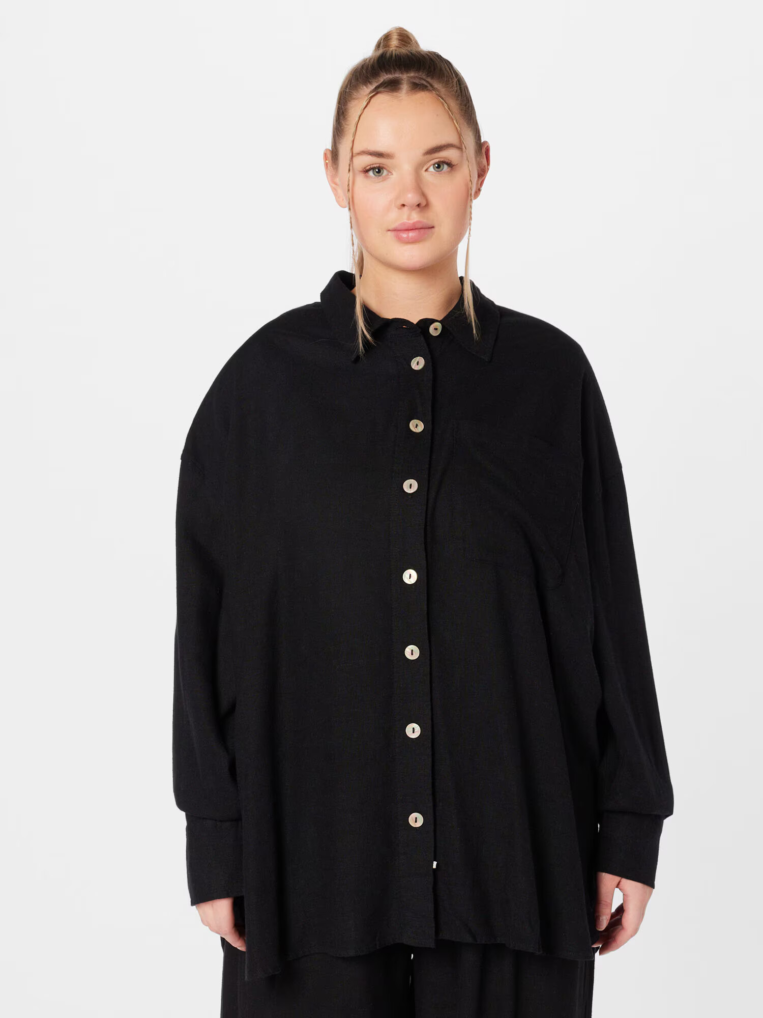 River Island Plus Bluză negru - Pled.ro