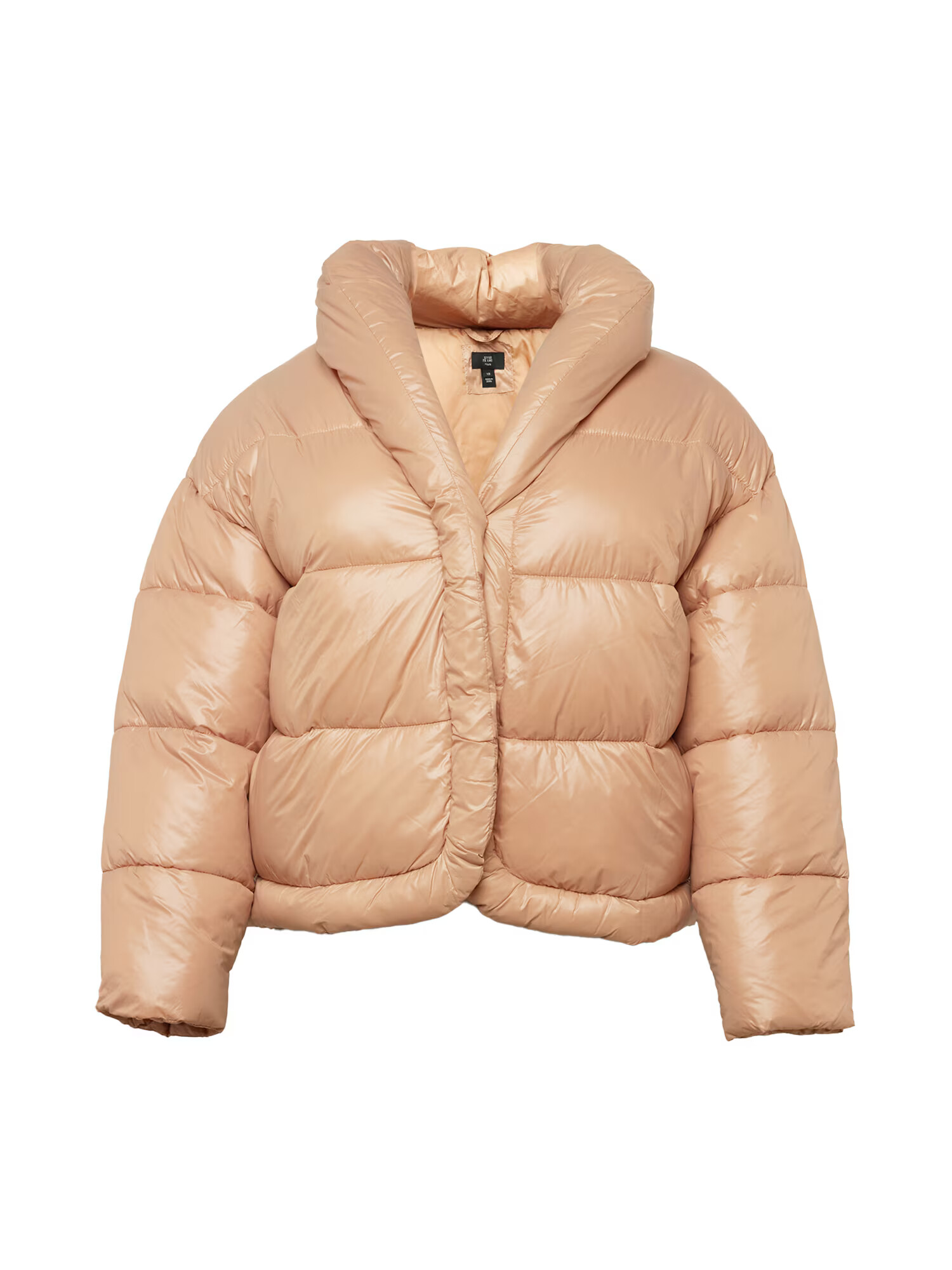 River Island Plus Geacă de iarnă 'CROISSANT COCOON' bej închis - Pled.ro