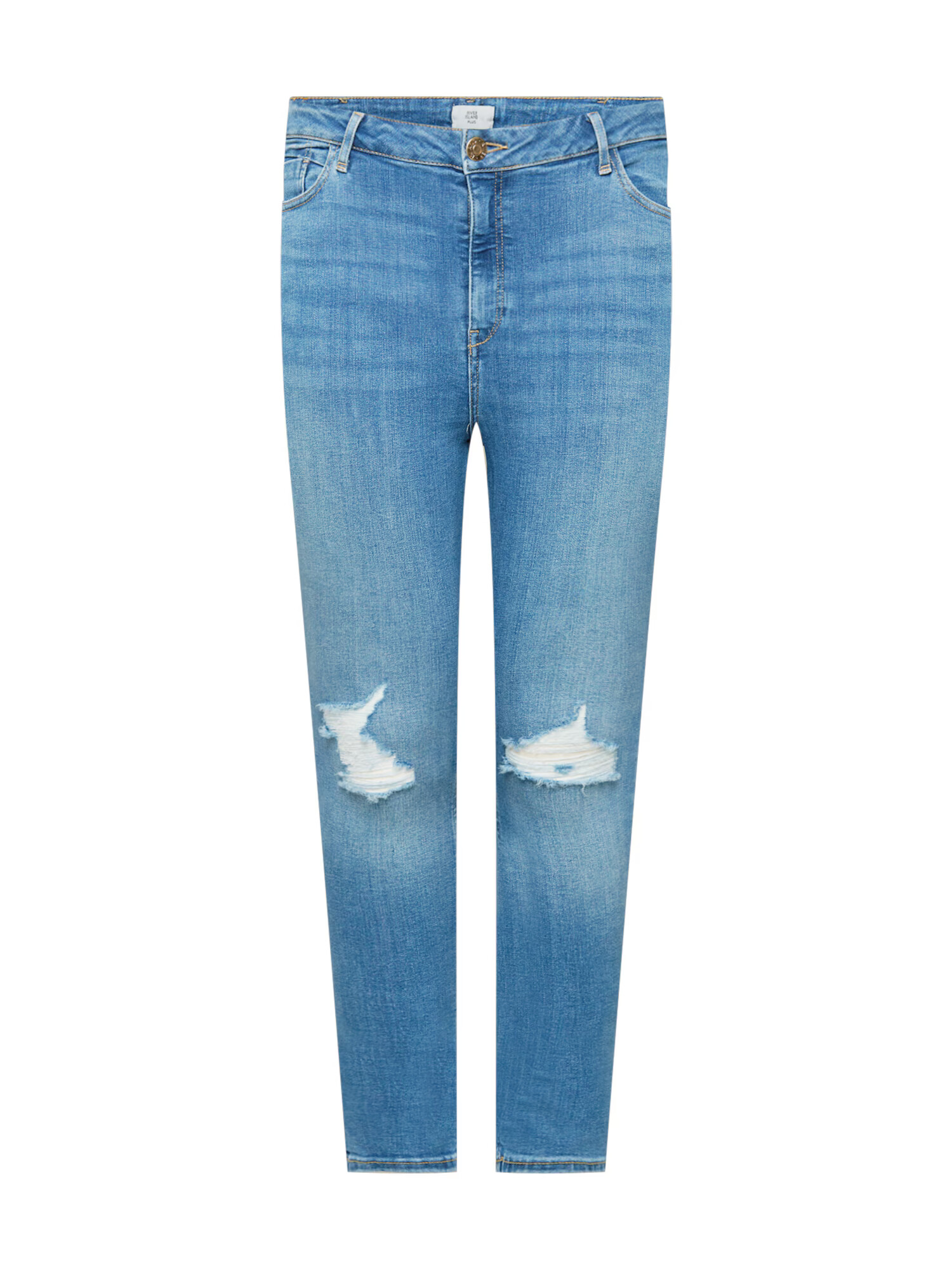 River Island Plus Jeans albastru denim - Pled.ro