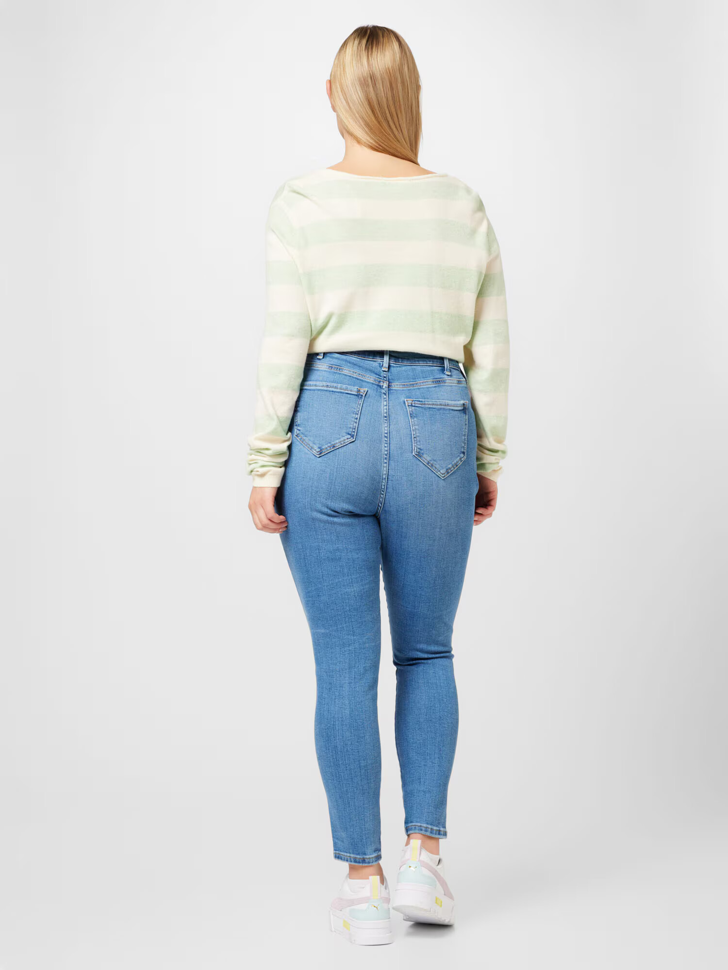 River Island Plus Jeans albastru denim - Pled.ro