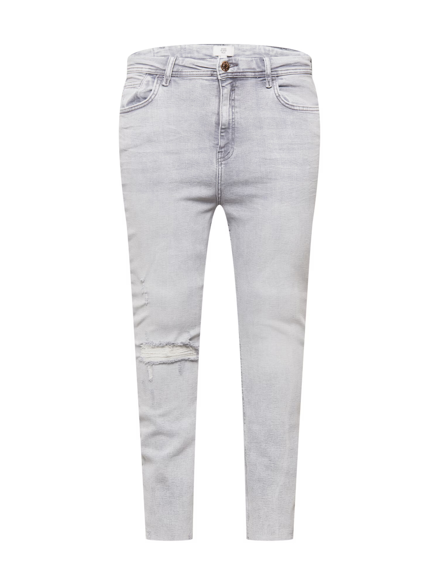 River Island Plus Jeans gri denim - Pled.ro