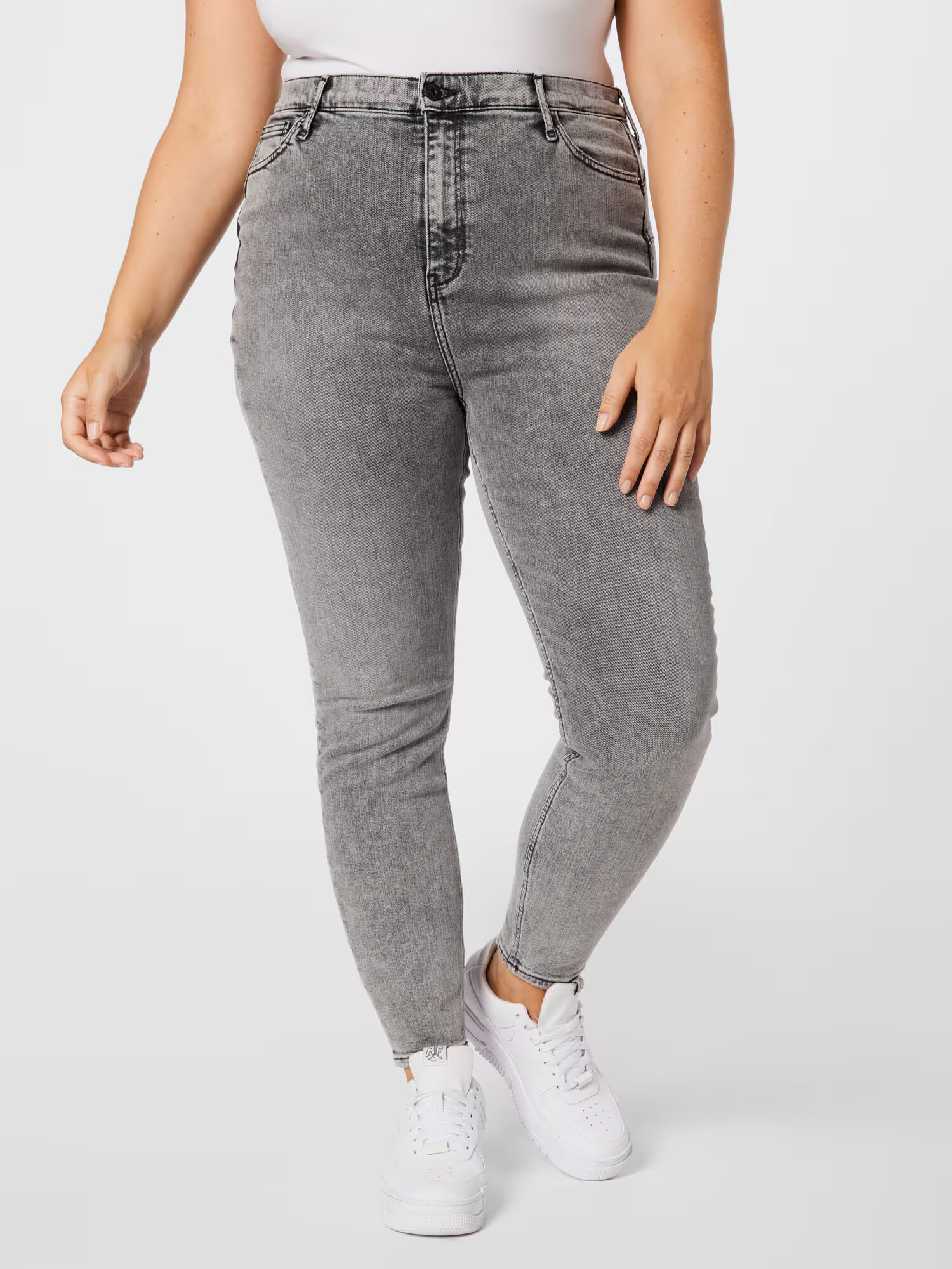 River Island Plus Jeans gri denim - Pled.ro