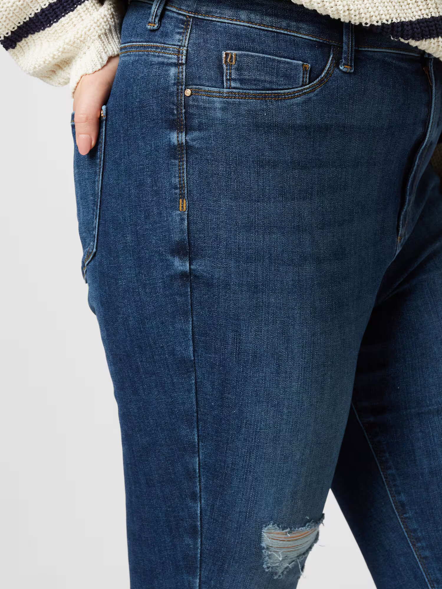 River Island Plus Jeans 'MOLLY' albastru denim - Pled.ro