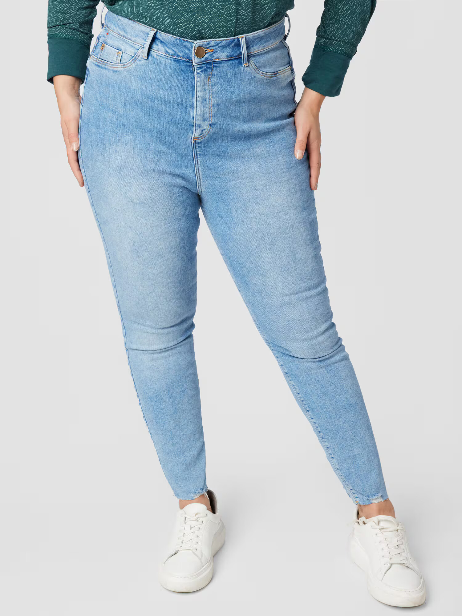 River Island Plus Jeans 'MOLLY' albastru deschis - Pled.ro