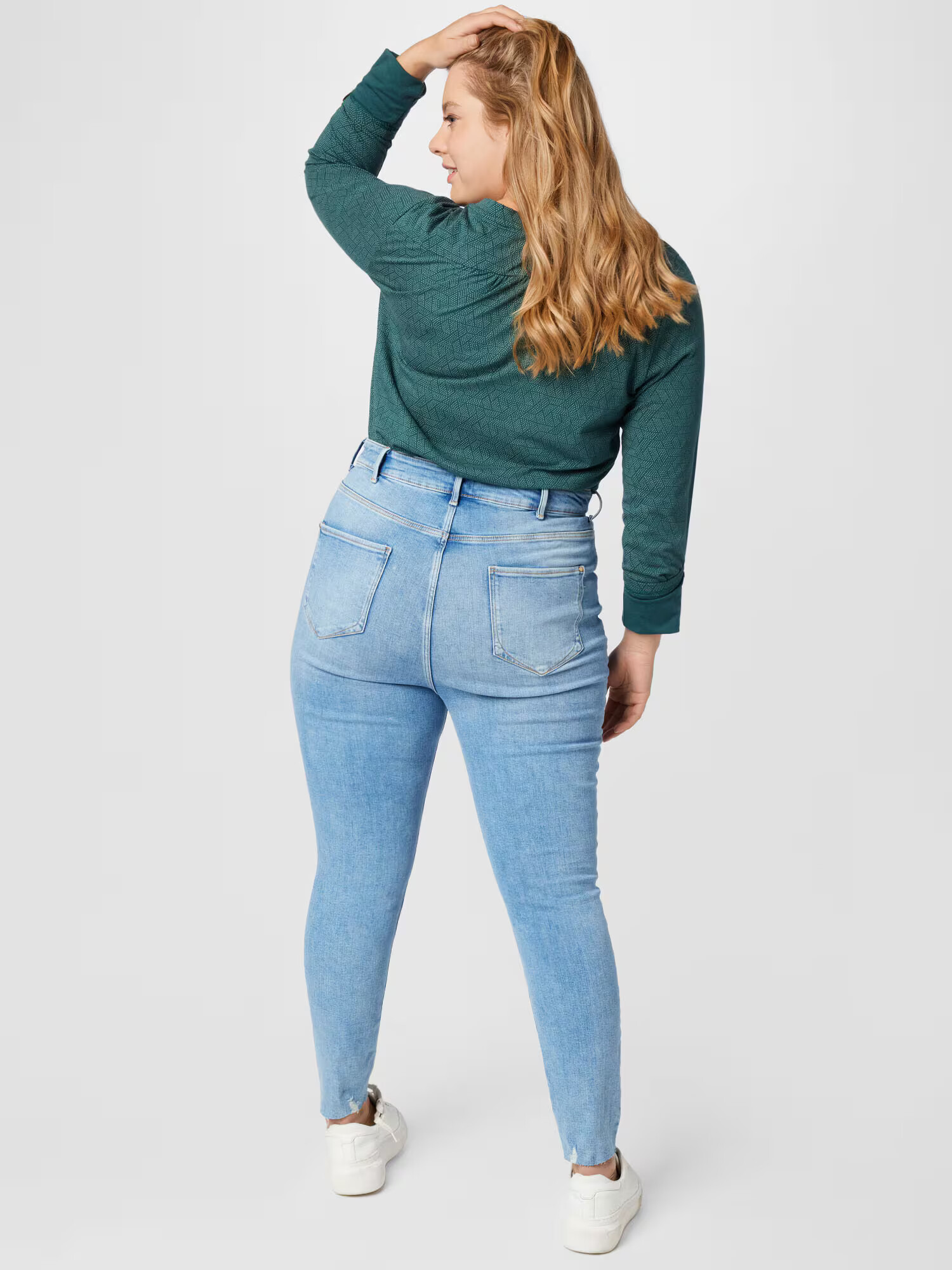 River Island Plus Jeans 'MOLLY' albastru deschis - Pled.ro