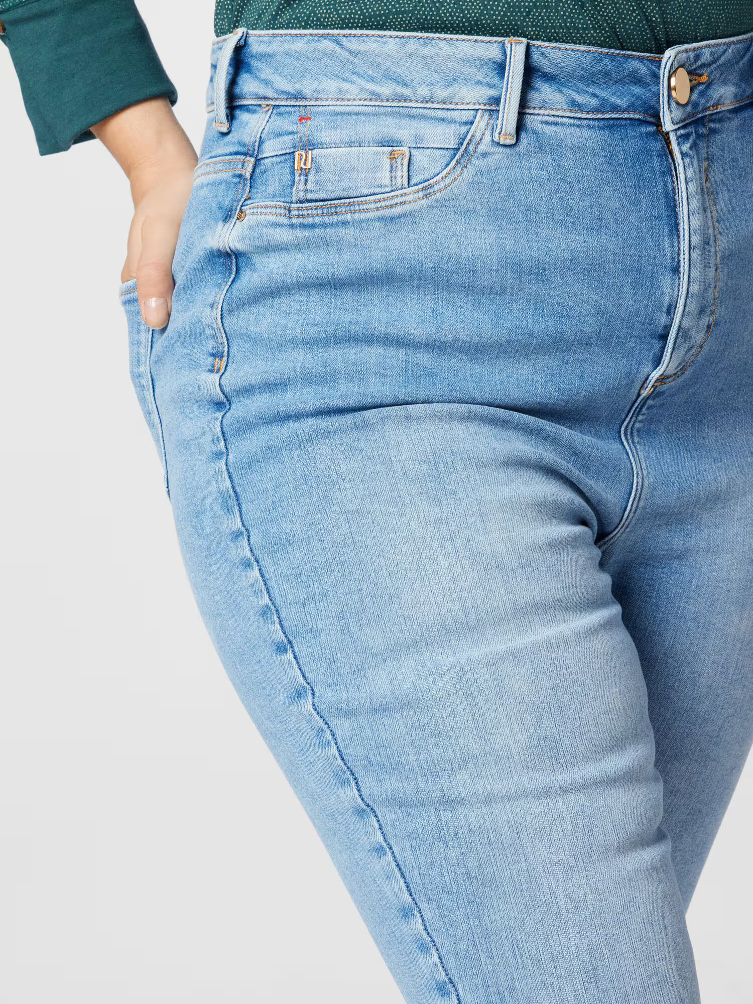 River Island Plus Jeans 'MOLLY' albastru deschis - Pled.ro