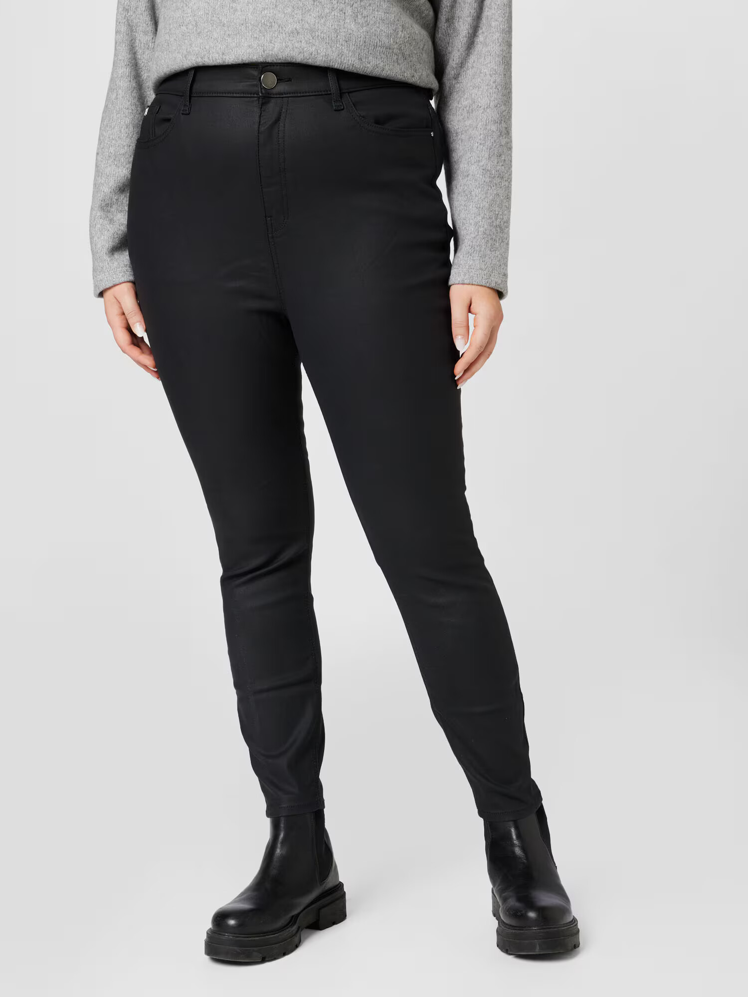 River Island Plus Jeans negru - Pled.ro