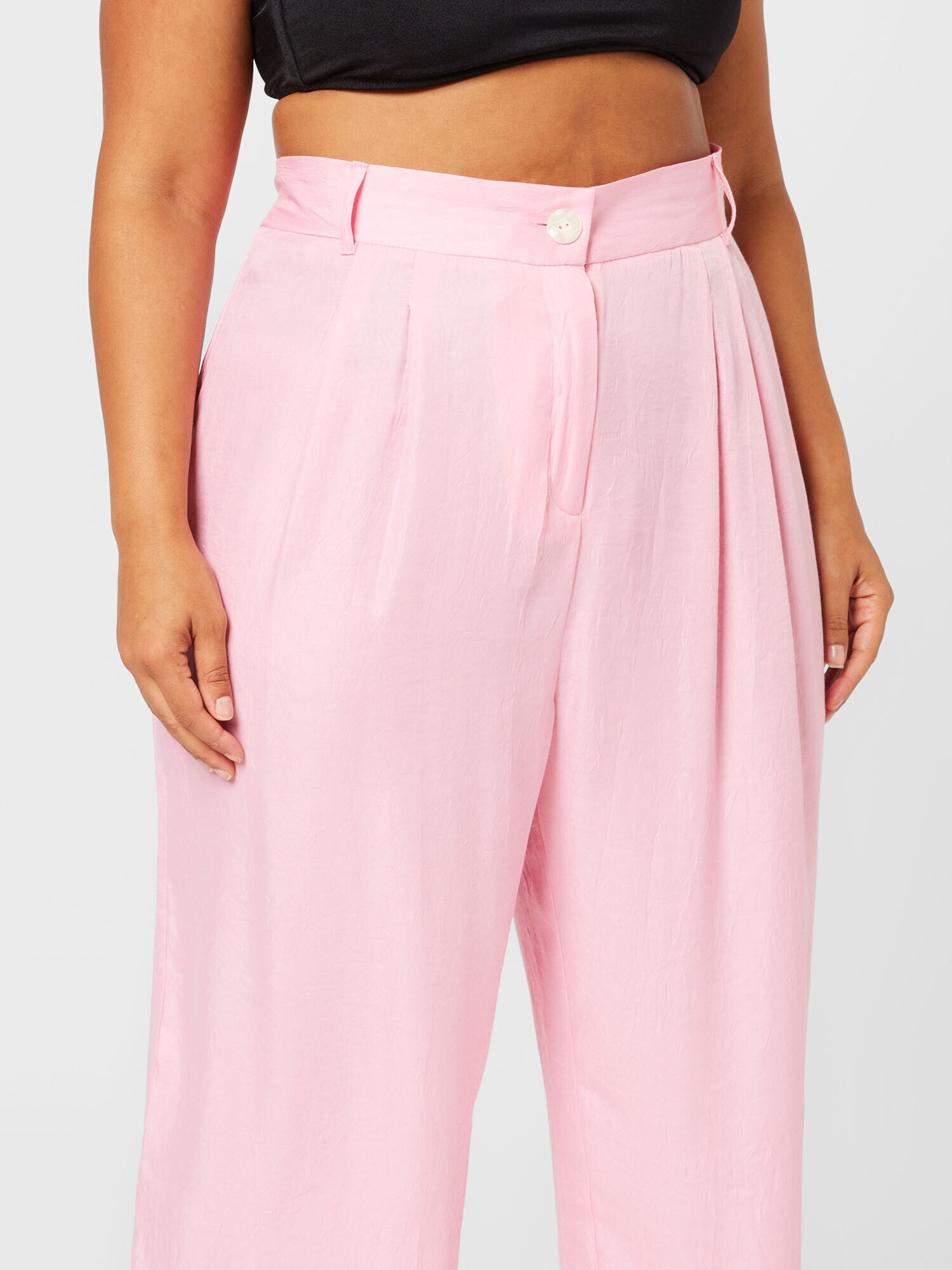 River Island Plus Pantaloni cutați roz deschis - Pled.ro