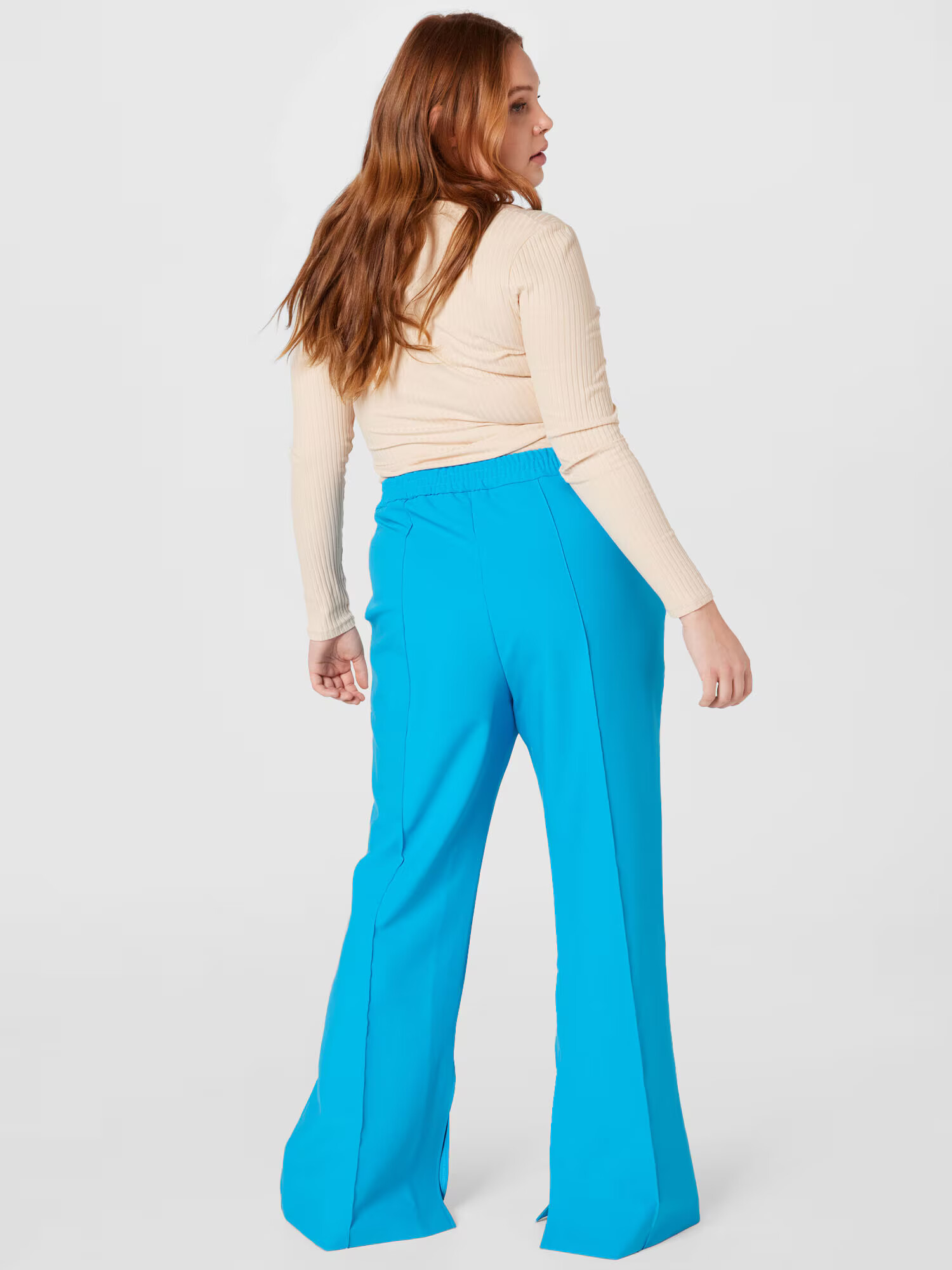 River Island Plus Pantaloni cyan - Pled.ro