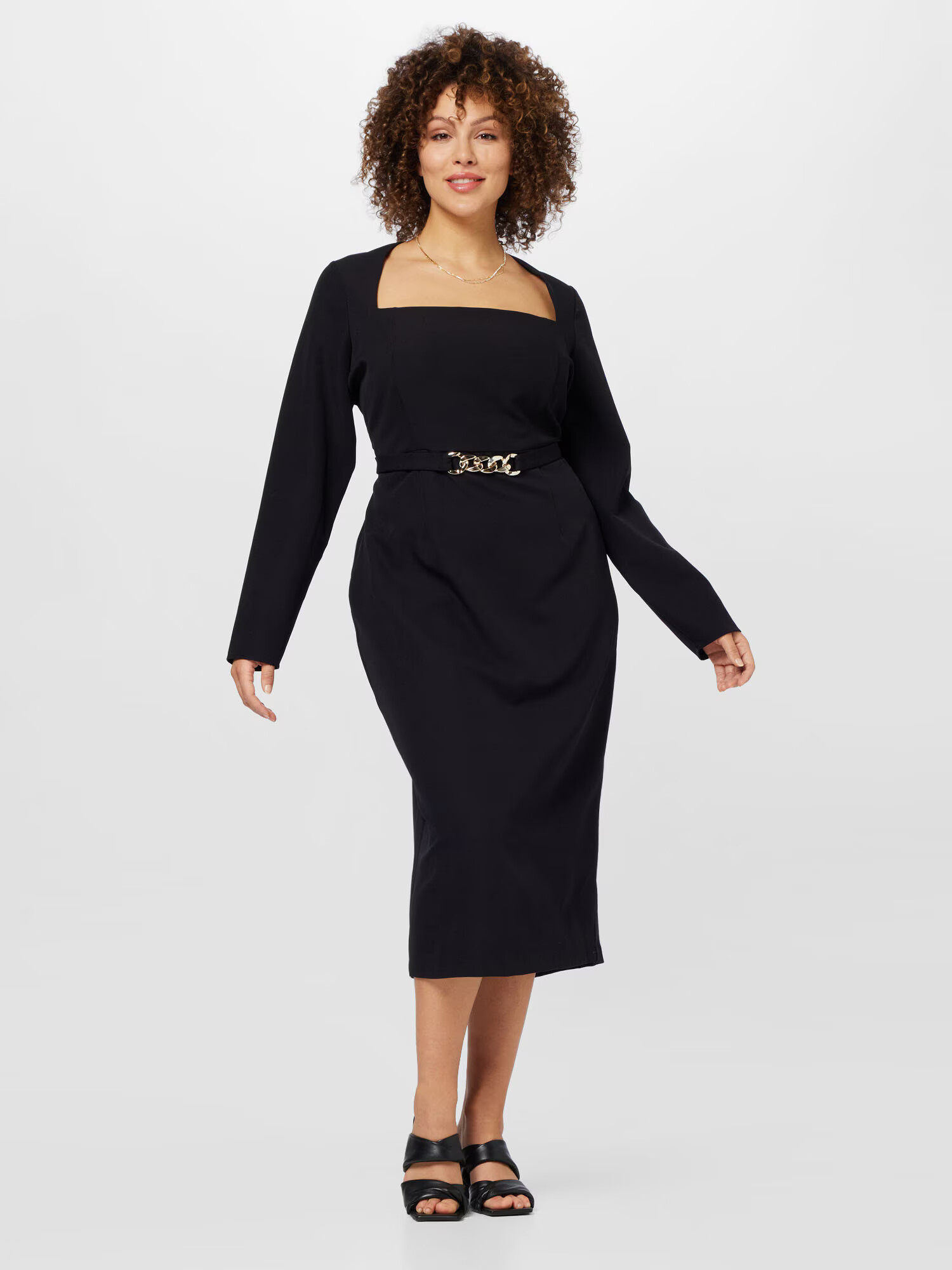 River Island Plus Rochie mulate negru - Pled.ro