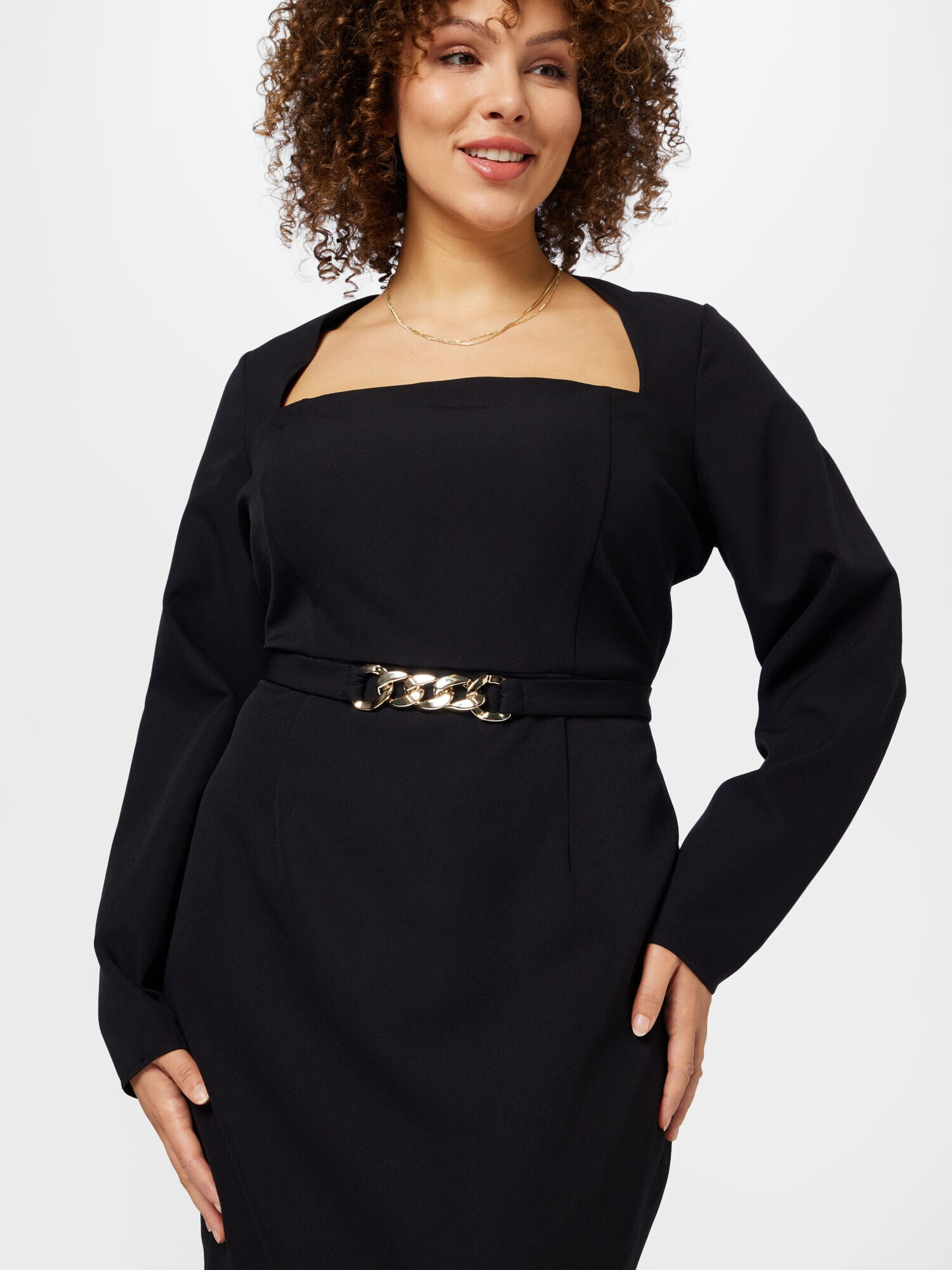 River Island Plus Rochie mulate negru - Pled.ro