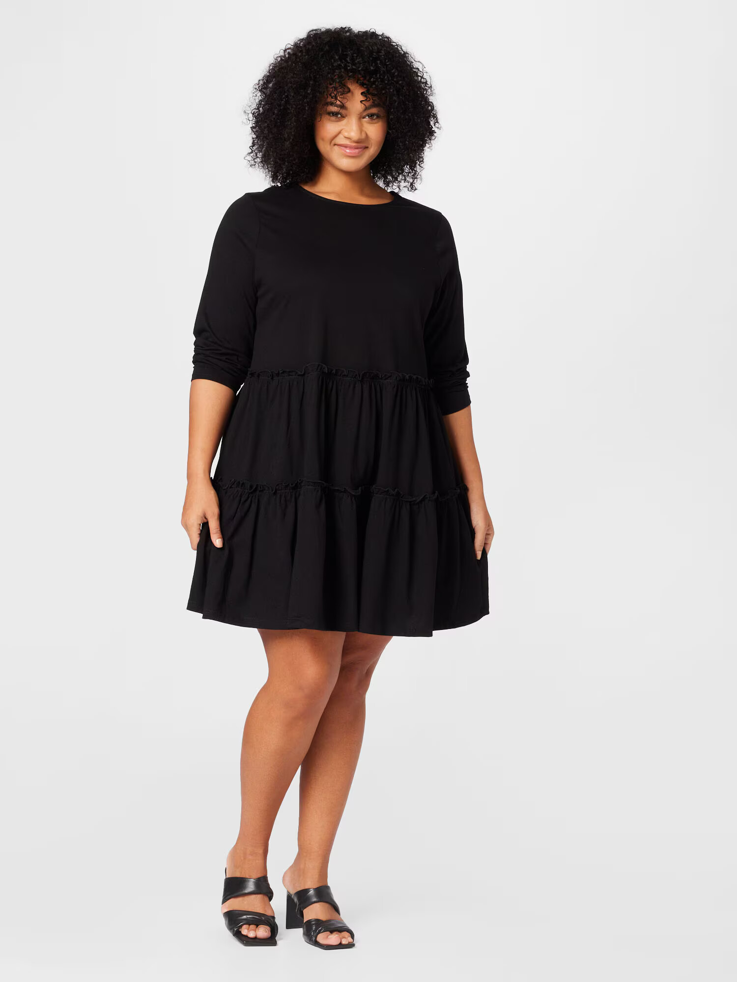 River Island Plus Rochie negru - Pled.ro