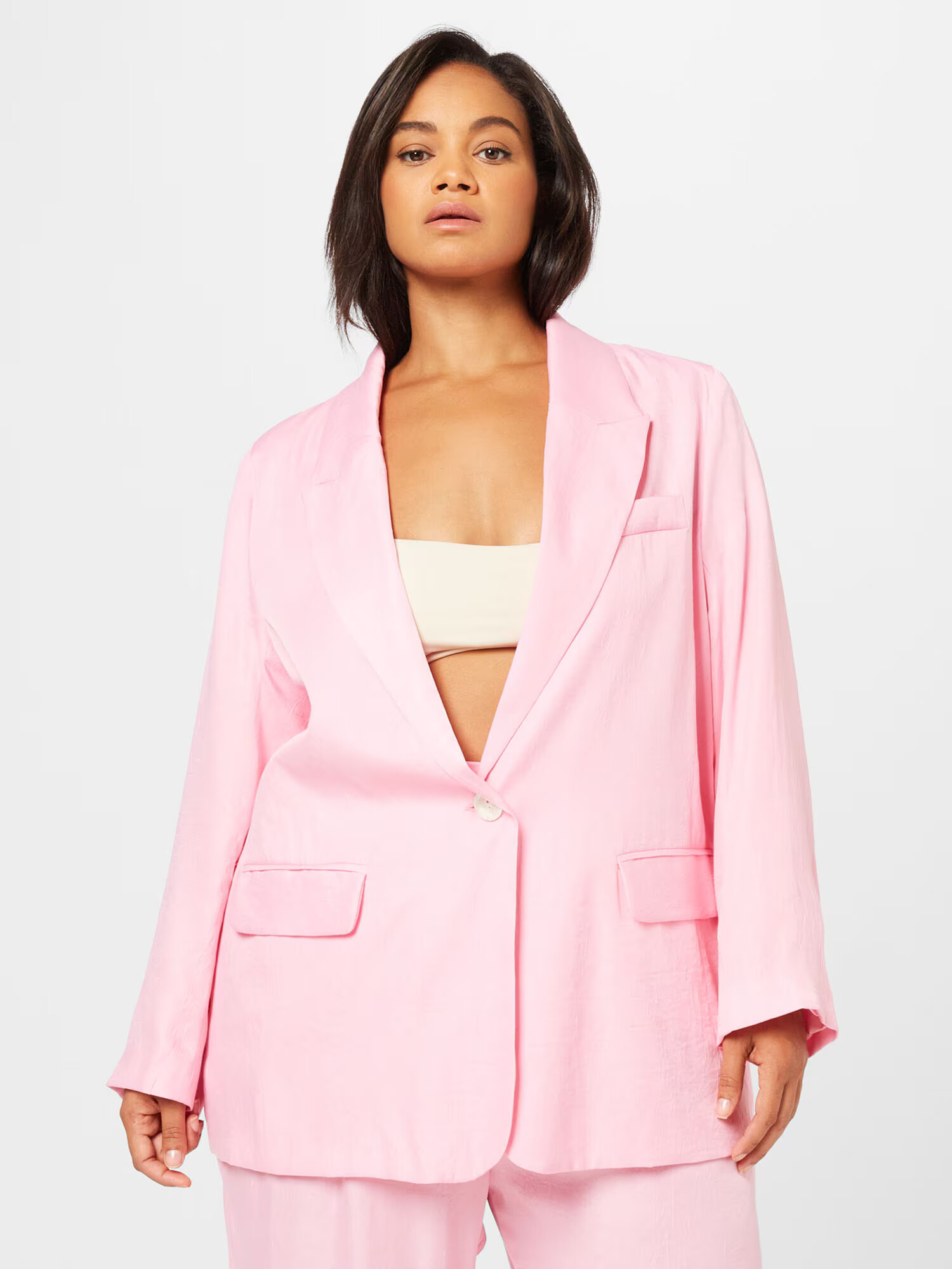 River Island Plus Sacou roz - Pled.ro