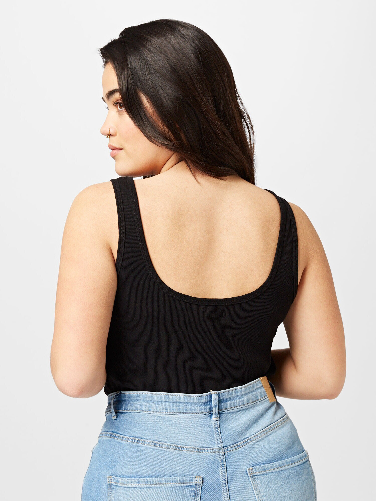 River Island Plus Top negru - Pled.ro