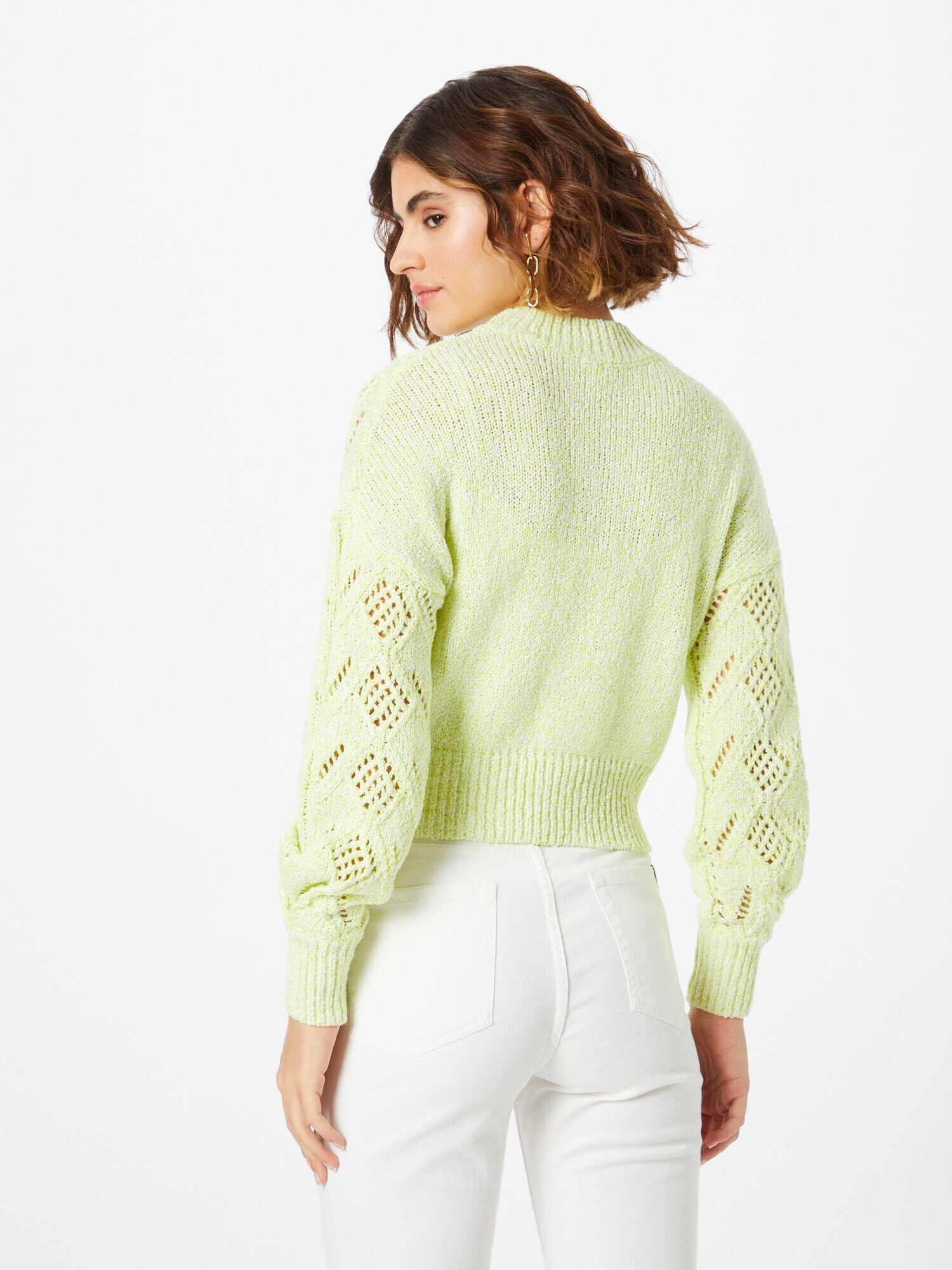 River Island Pulover 'POINTELLE' verde deschis - Pled.ro