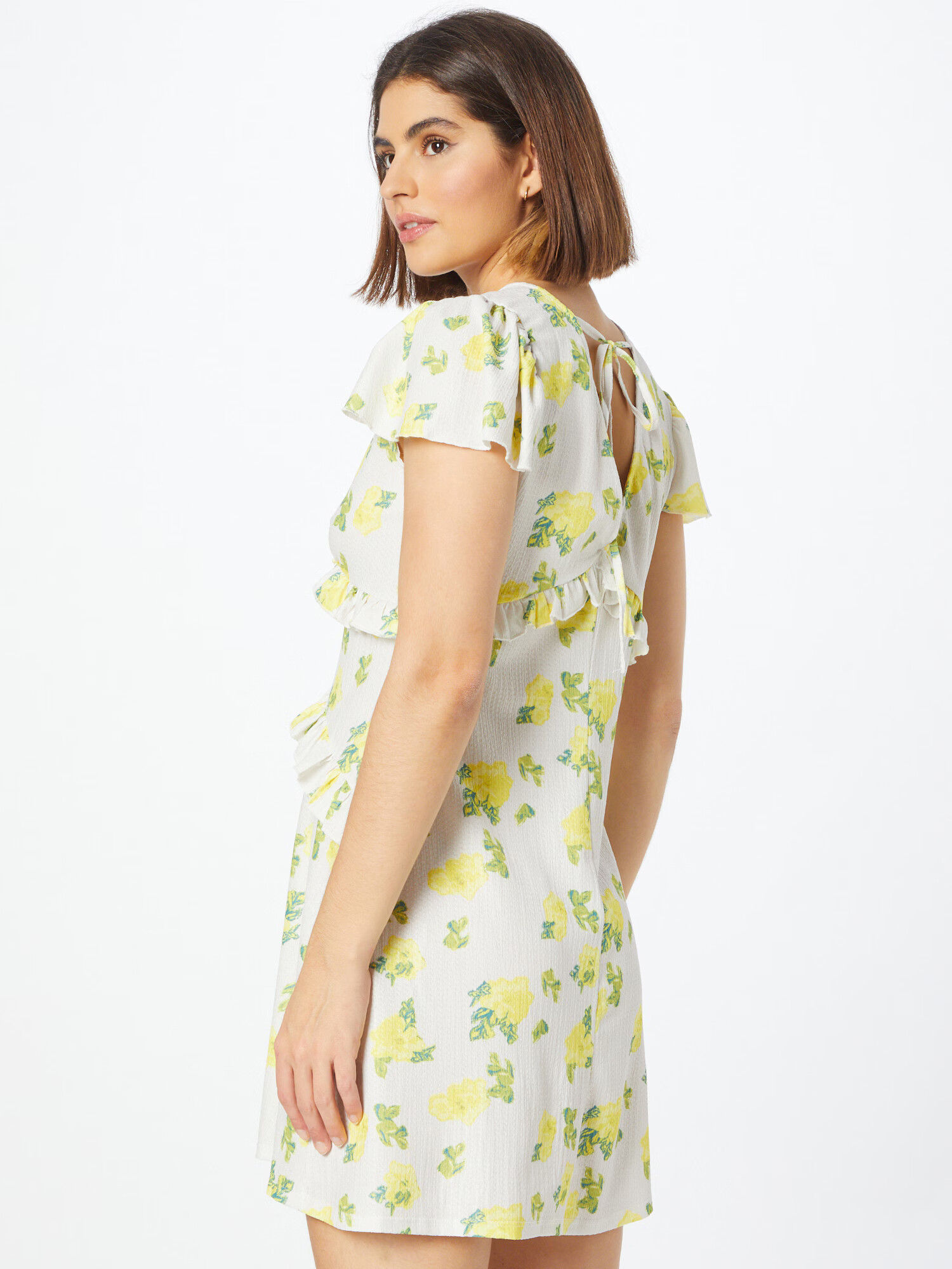 River Island Rochie de vară crem / galben citron / verde petrol / verde măr - Pled.ro