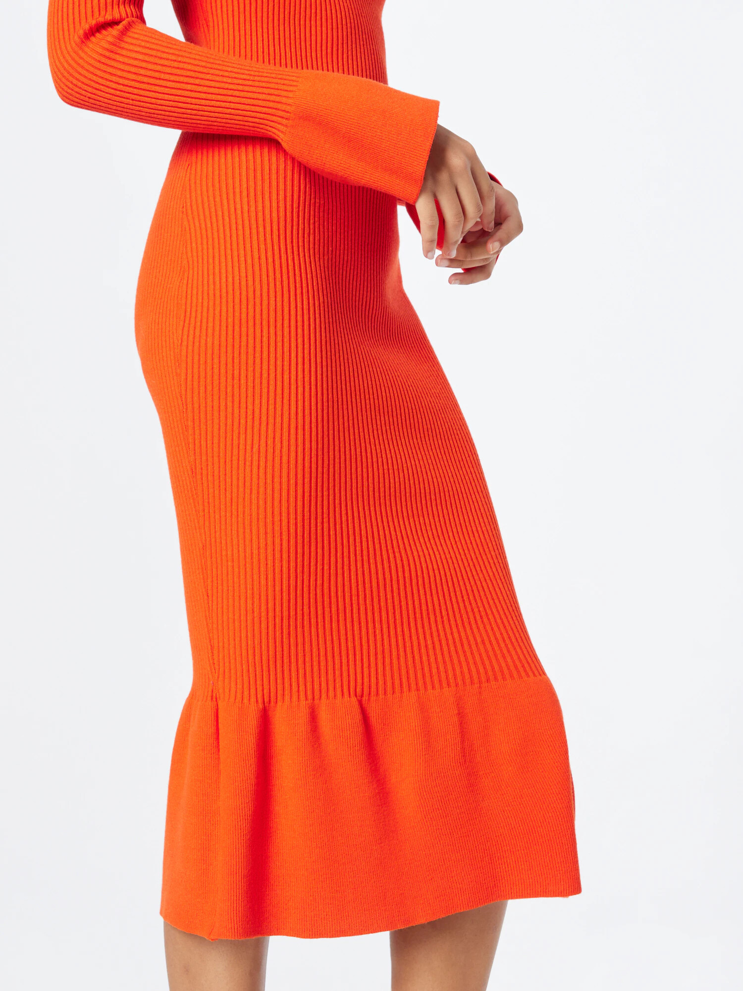 River Island Rochie tricotat roșu orange - Pled.ro