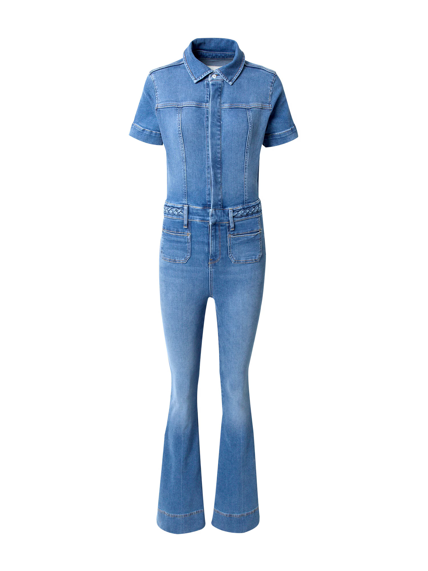 River Island Salopeta '70S' albastru denim - Pled.ro