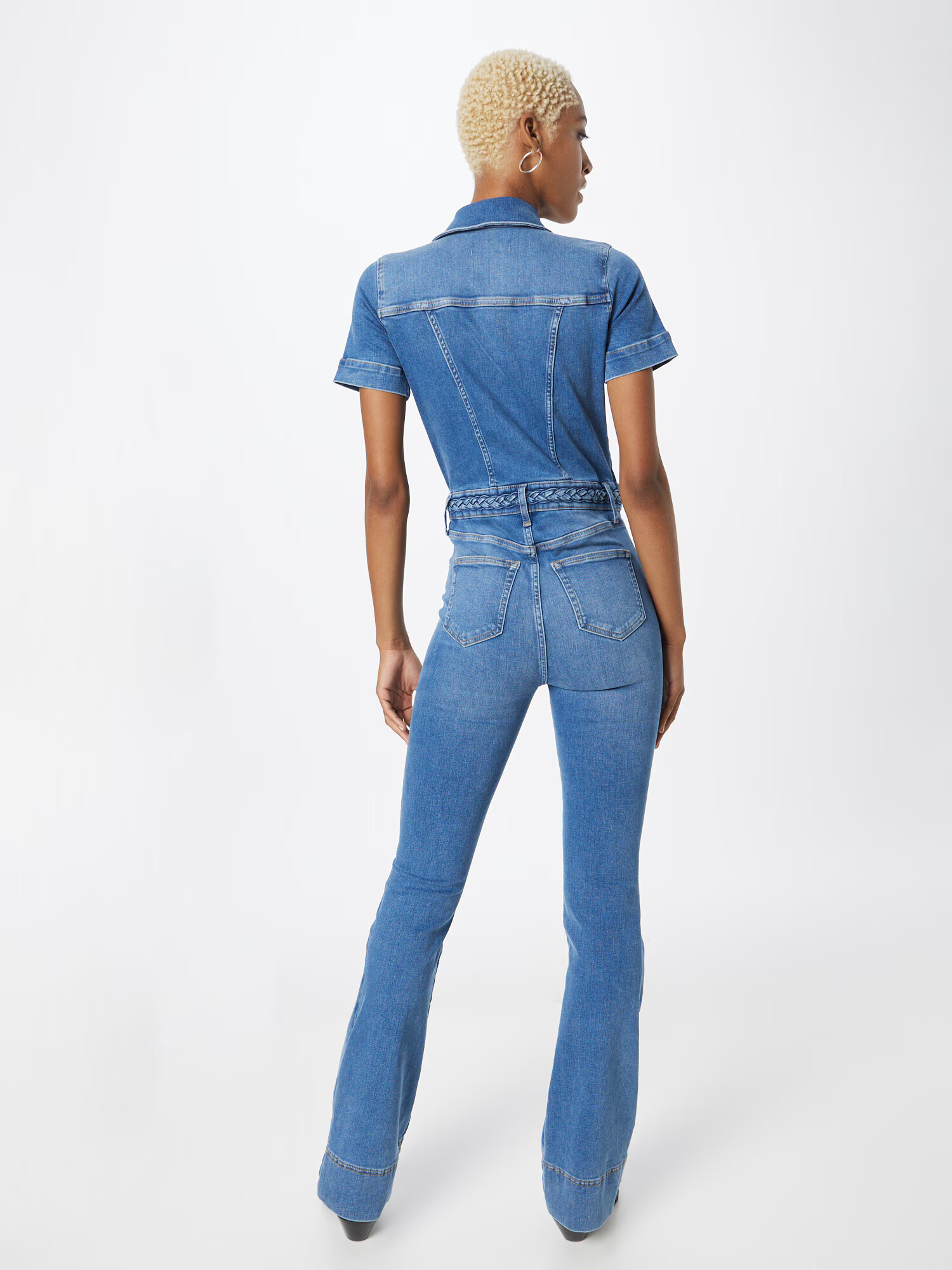 River Island Salopeta '70S' albastru denim - Pled.ro