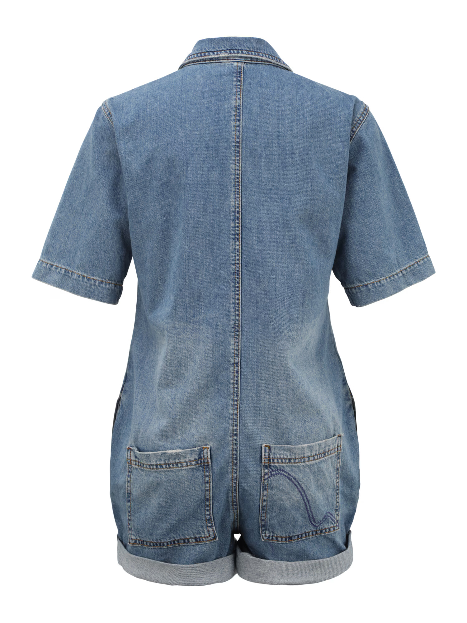 River Island Salopeta albastru denim - Pled.ro