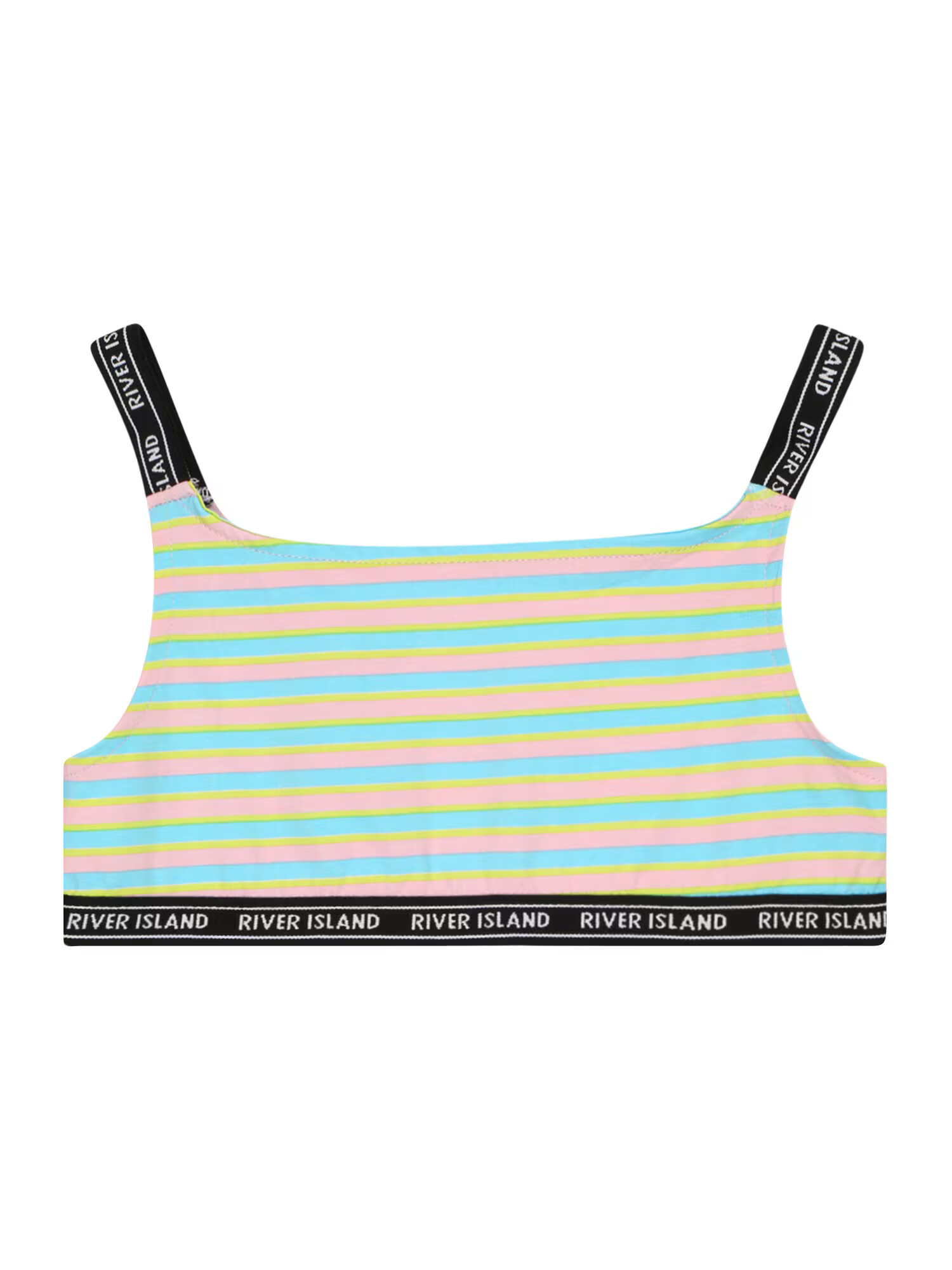 River Island Sutien albastru deschis / verde jad / portocaliu / roz deschis - Pled.ro