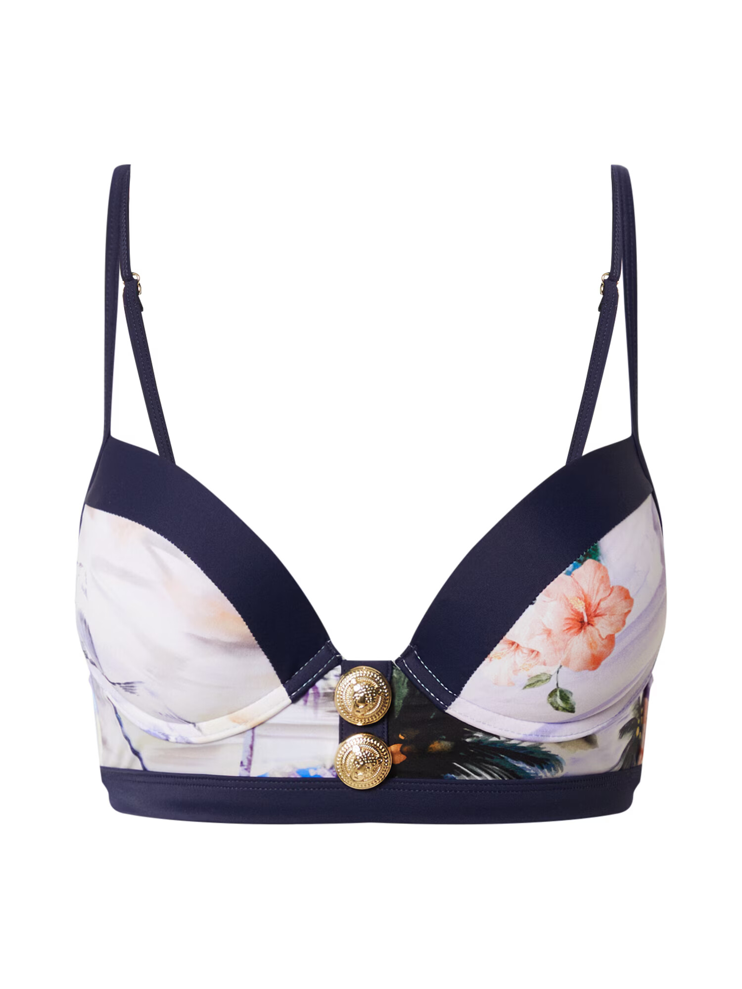 River Island Sutien bleumarin / albastru deschis / verde / lila - Pled.ro