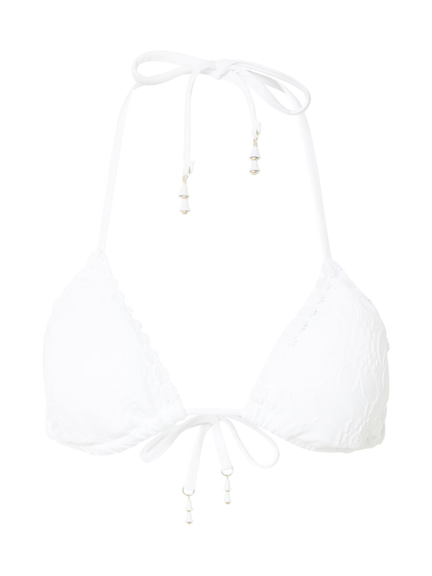 River Island Sutien costum de baie 'BRODERIE' alb - Pled.ro