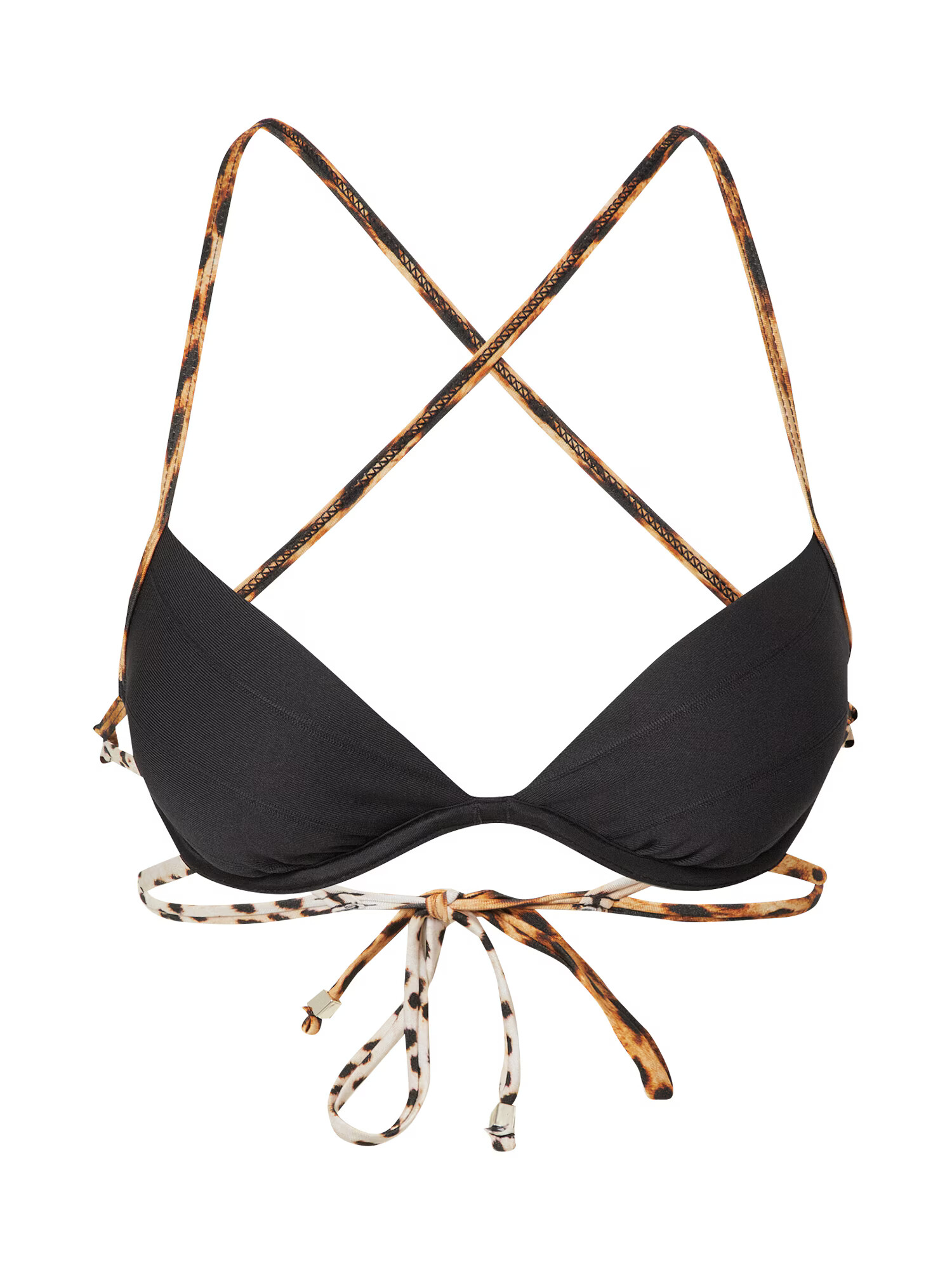 River Island Sutien costum de baie maro / negru - Pled.ro