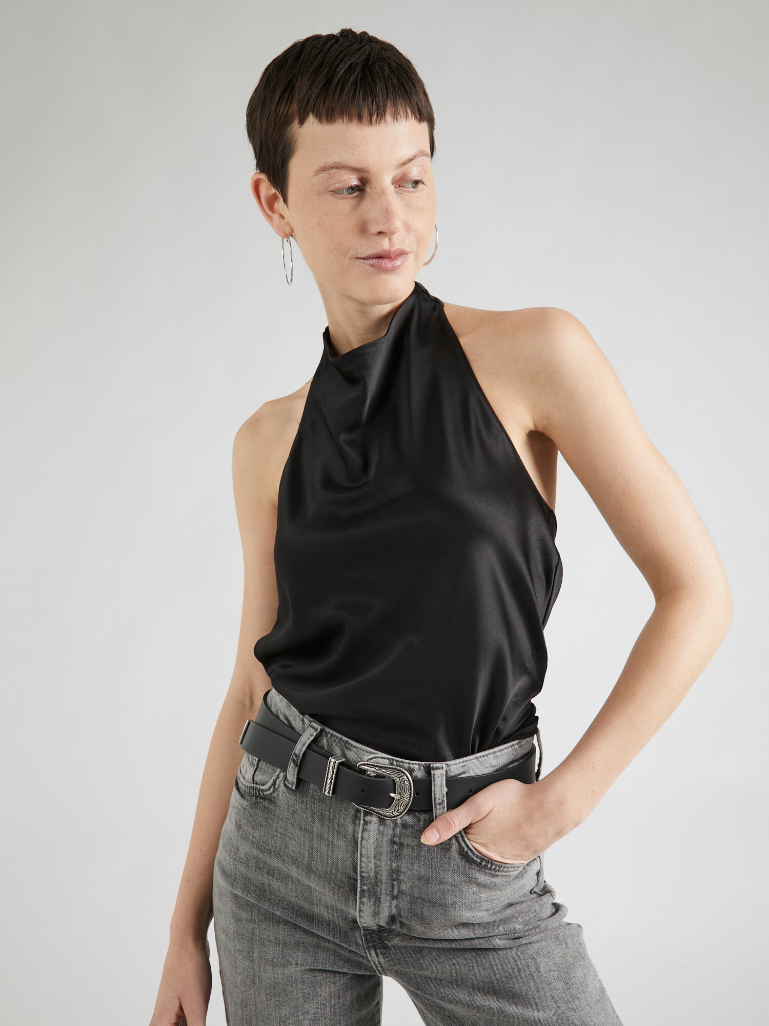 River Island Top negru - Pled.ro