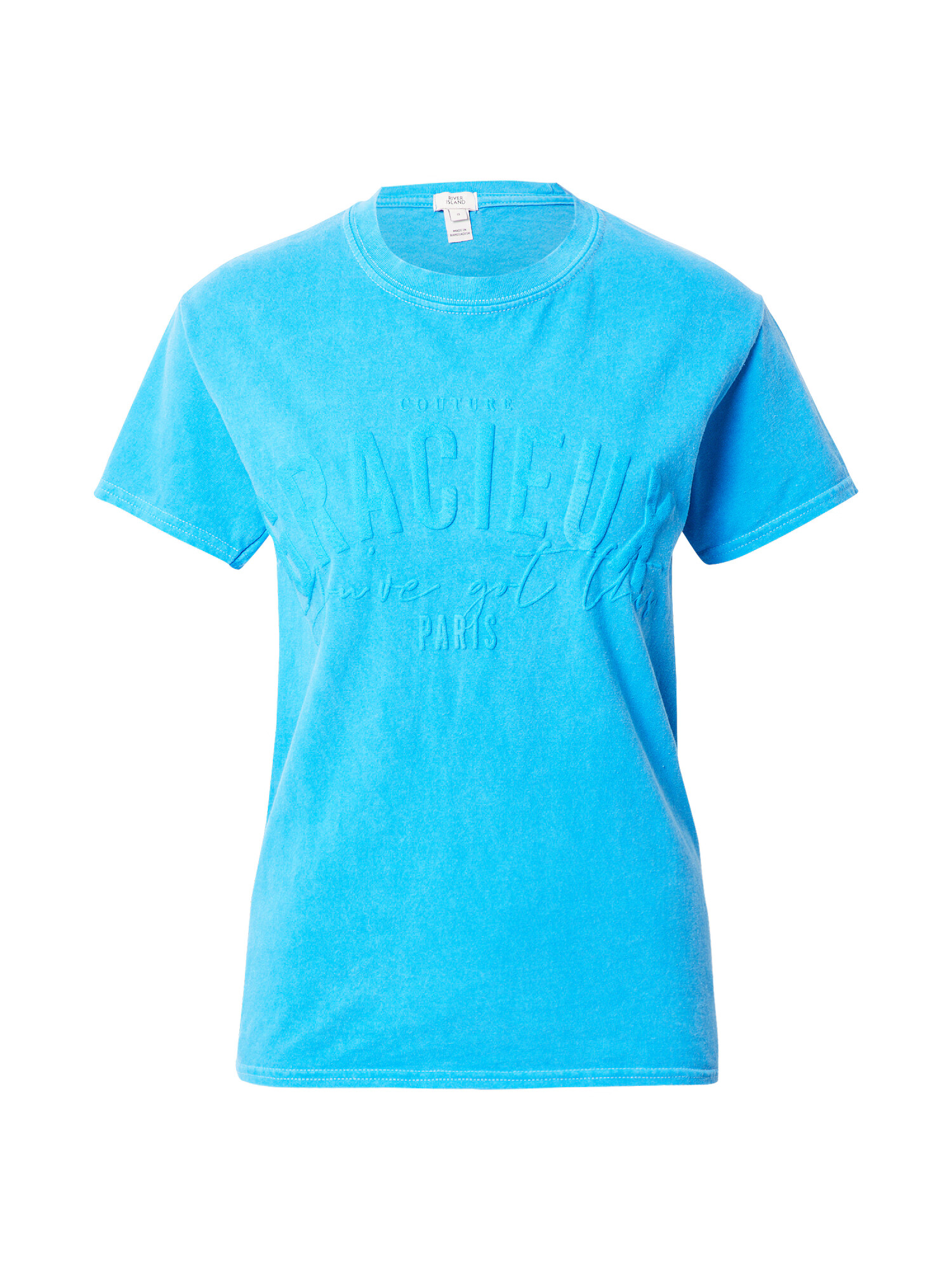 River Island Tricou azur - Pled.ro