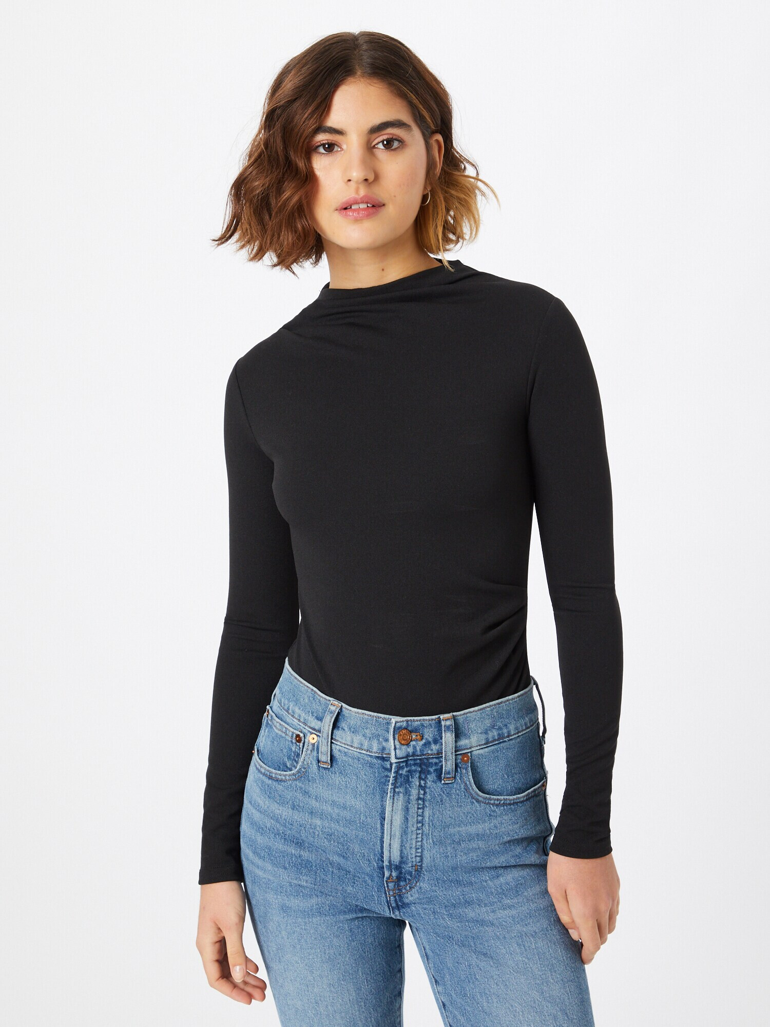 River Island Tricou body negru - Pled.ro