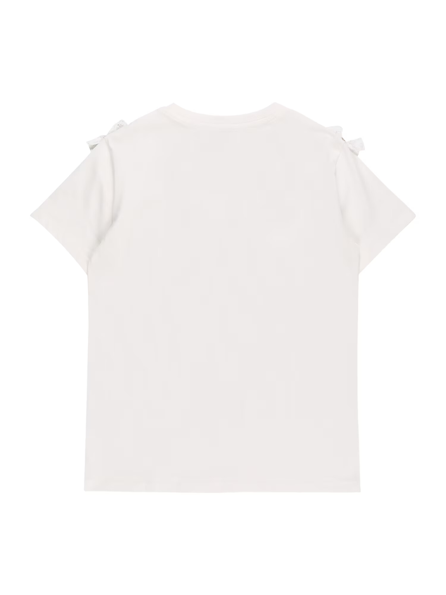 River Island Tricou 'LACE' gri metalic / alb - Pled.ro