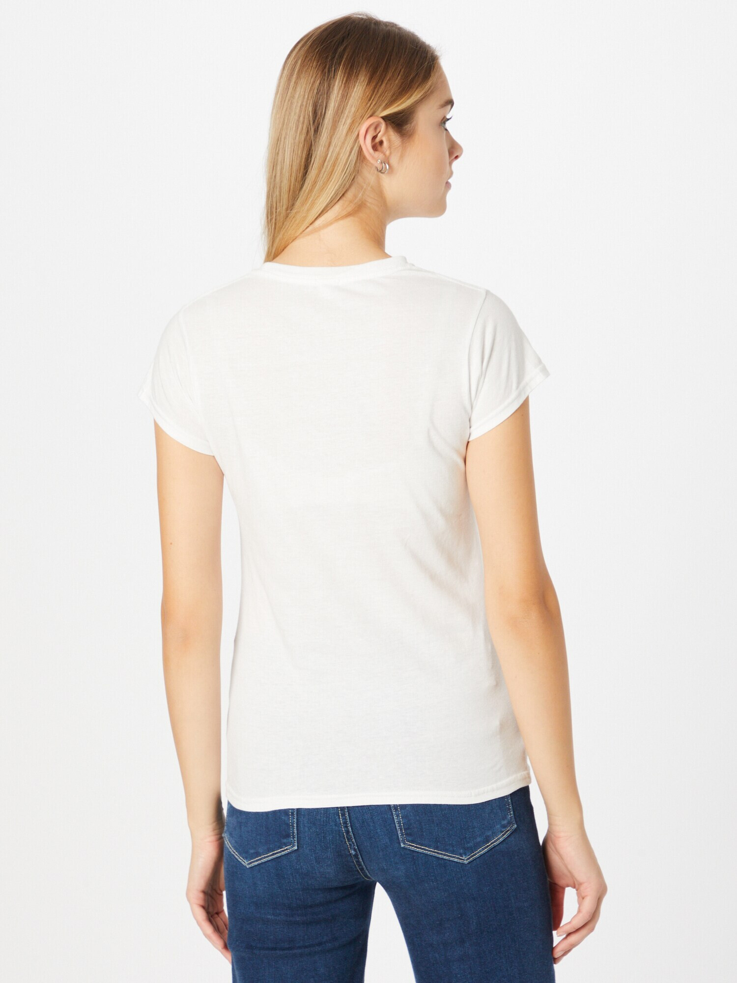 River Island Tricou 'LONDON' roz pitaya / alb - Pled.ro