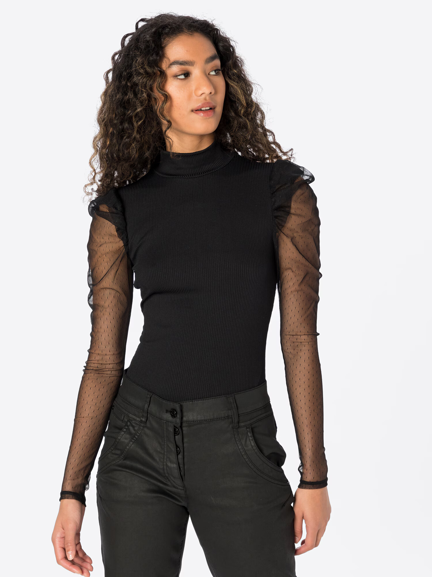 River Island Tricou negru - Pled.ro