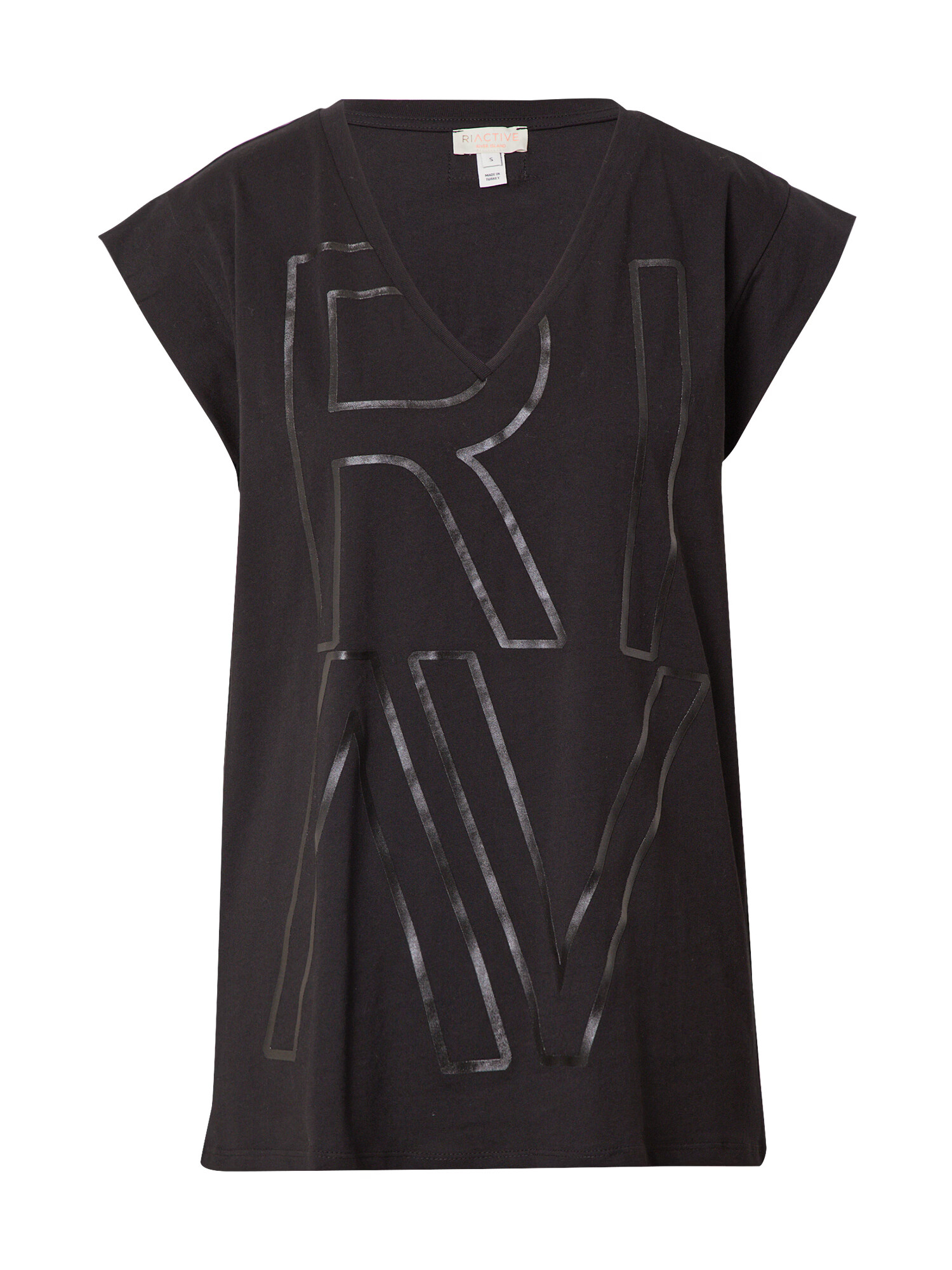 River Island Tricou negru - Pled.ro