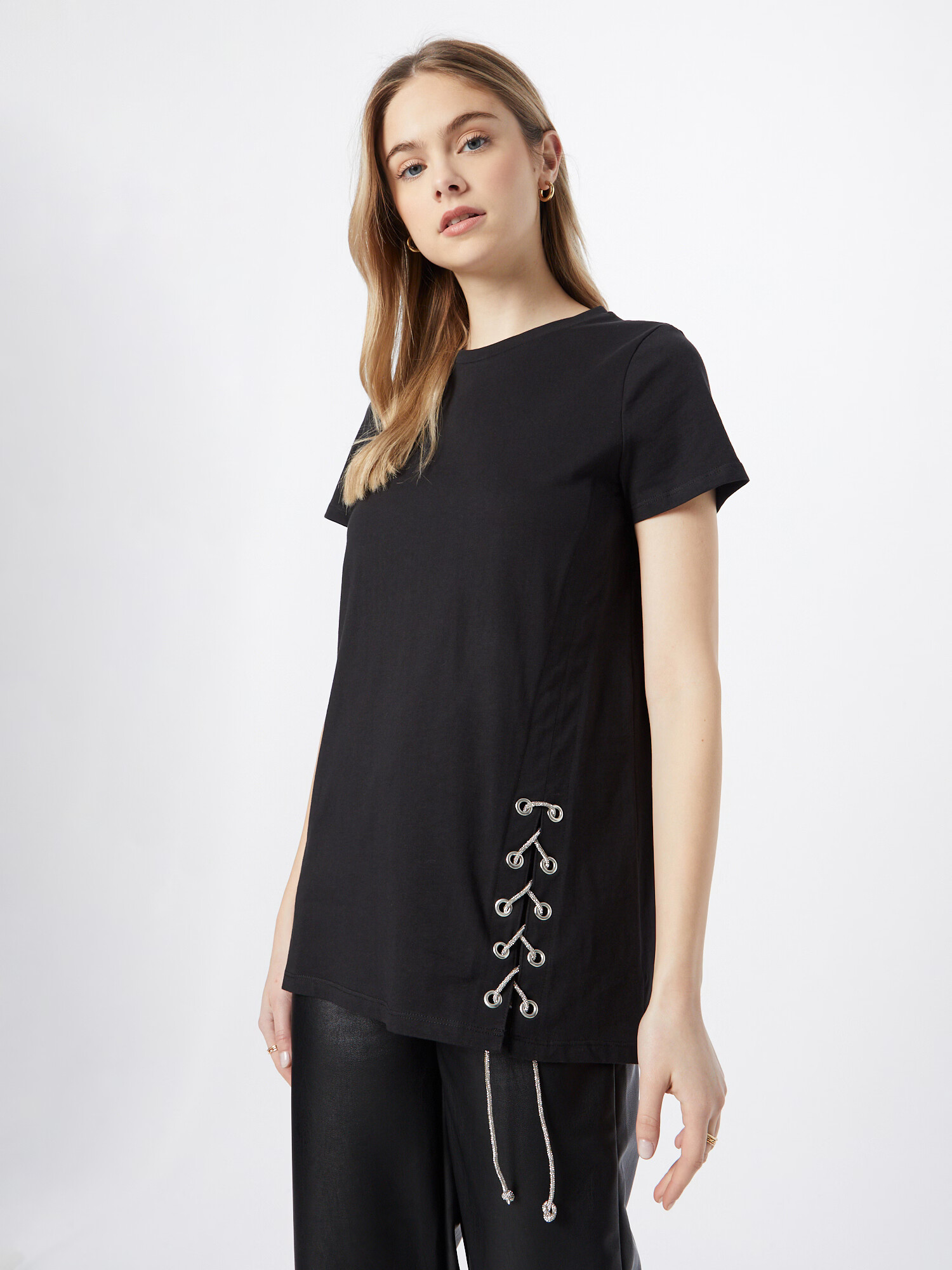 River Island Tricou negru - Pled.ro