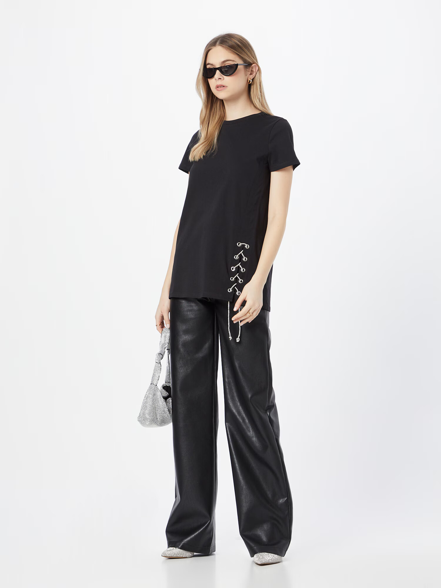 River Island Tricou negru - Pled.ro