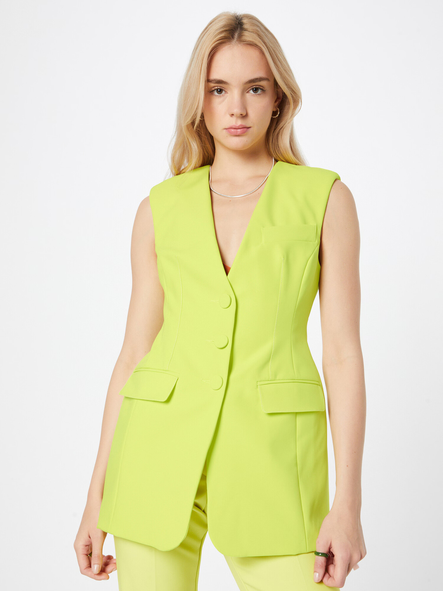 River Island Vestă de costum verde limetă - Pled.ro