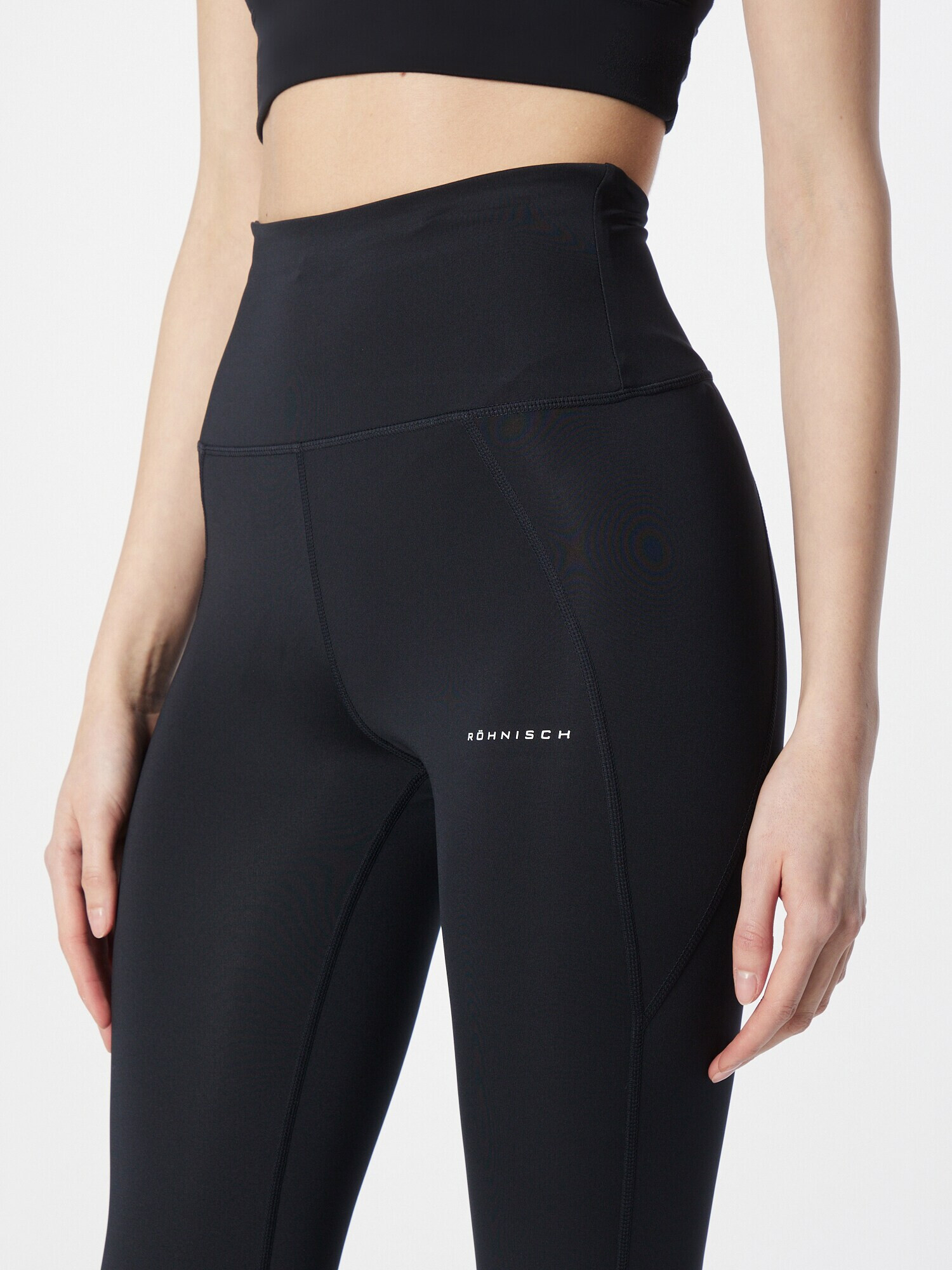 Röhnisch Pantaloni sport negru / alb - Pled.ro