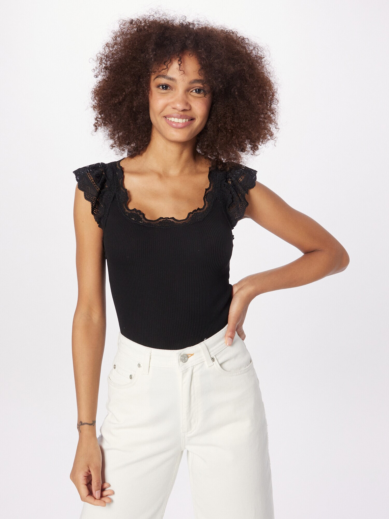 rosemunde Top negru - Pled.ro